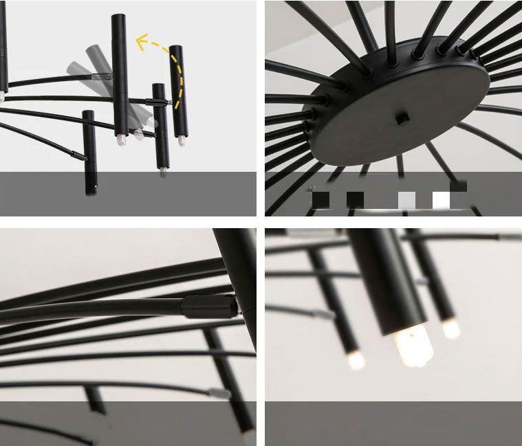 Lampa APP1196-15CP Black 9