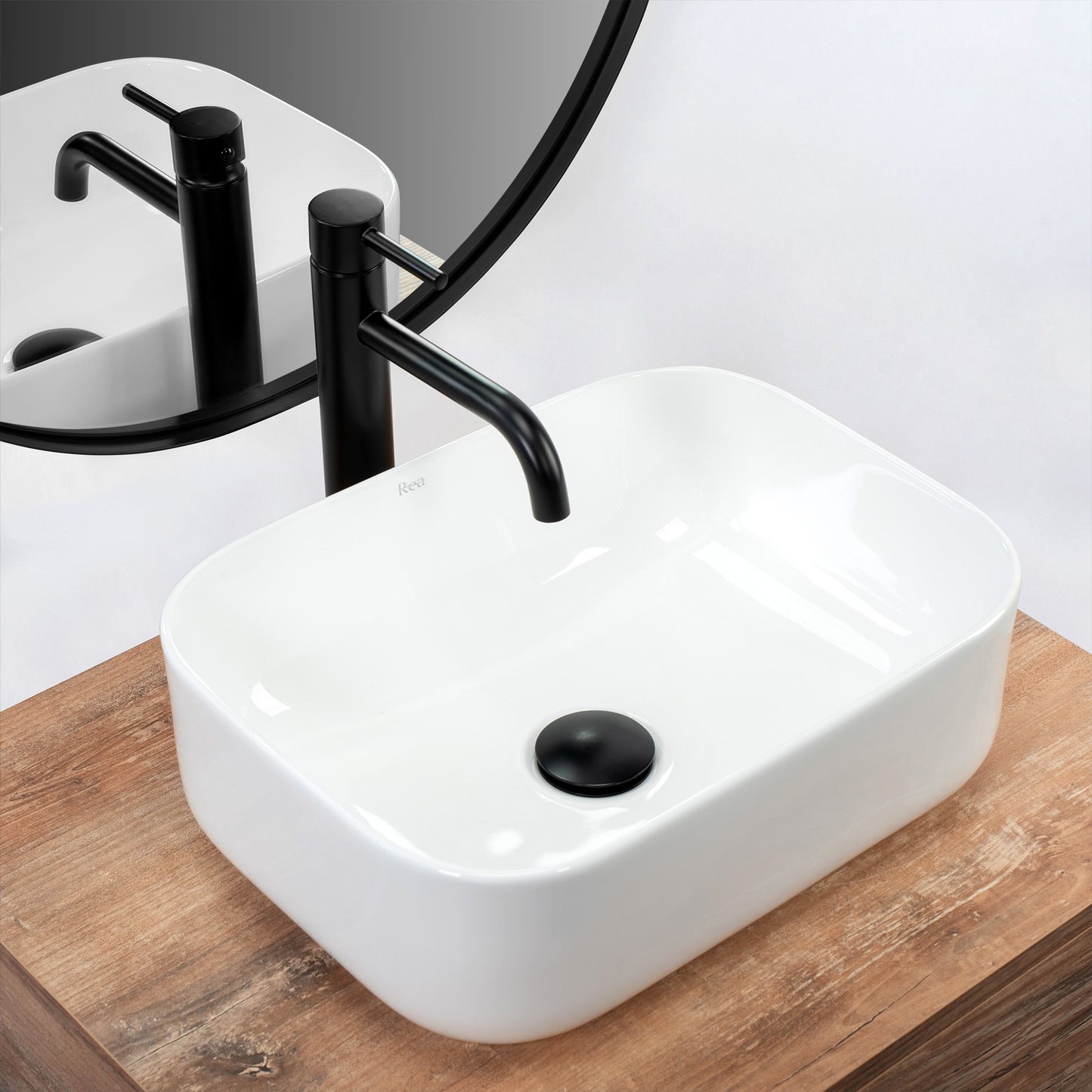 Lavoar pe blat Rea Demi Mini White 2