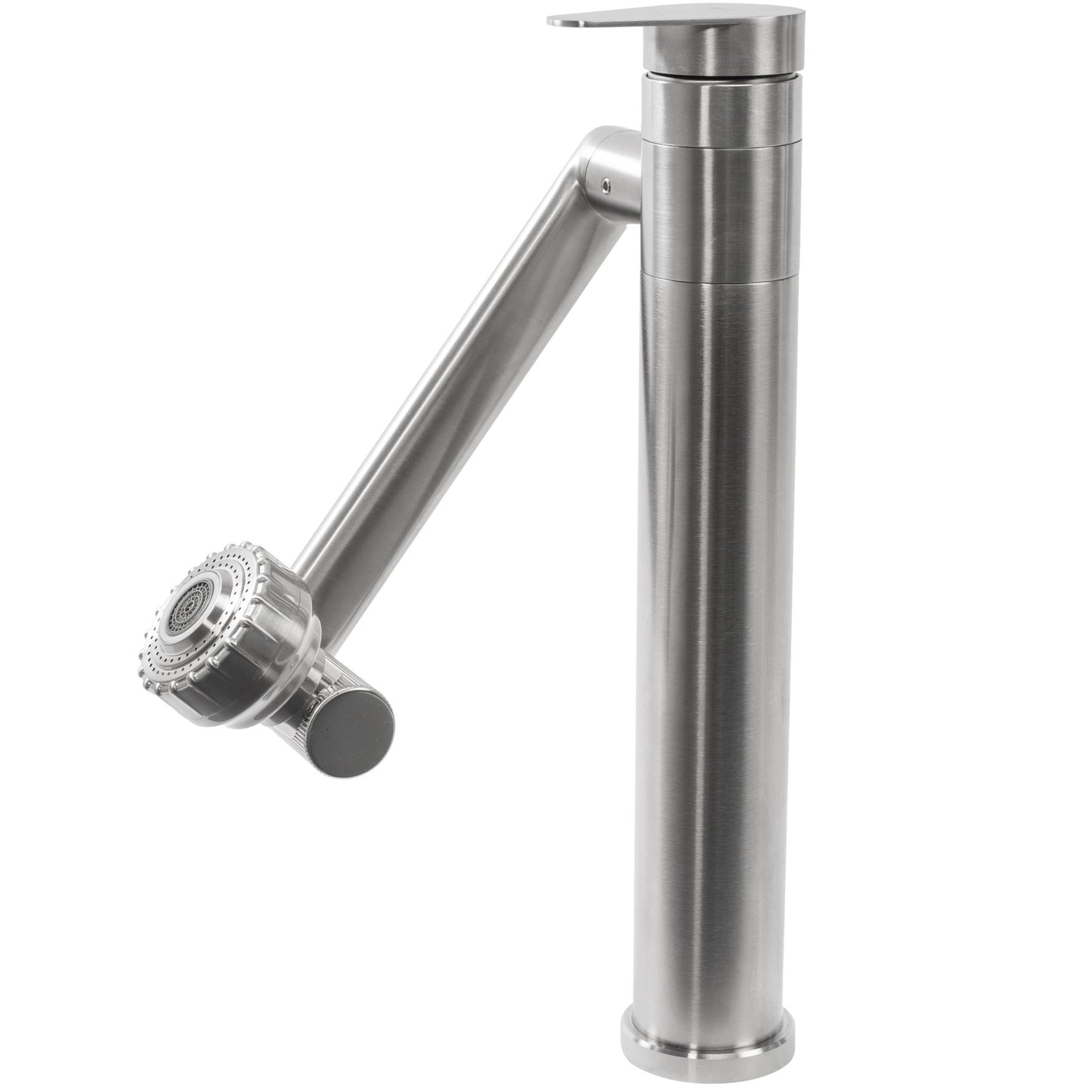 Baterie pentru baie Rea PACO Nickel Brush INOX High 7