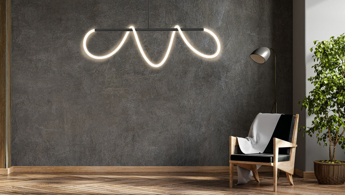 Lampa LED APP856-CP BLACK 3