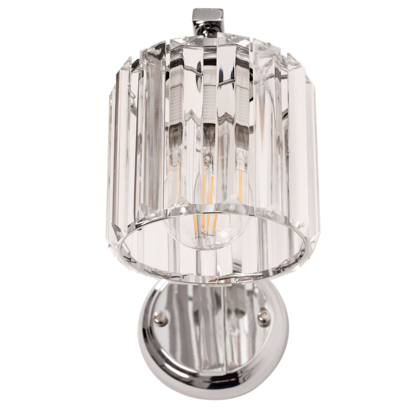 Lampă de perete metal cristal crom APP509-1W 2
