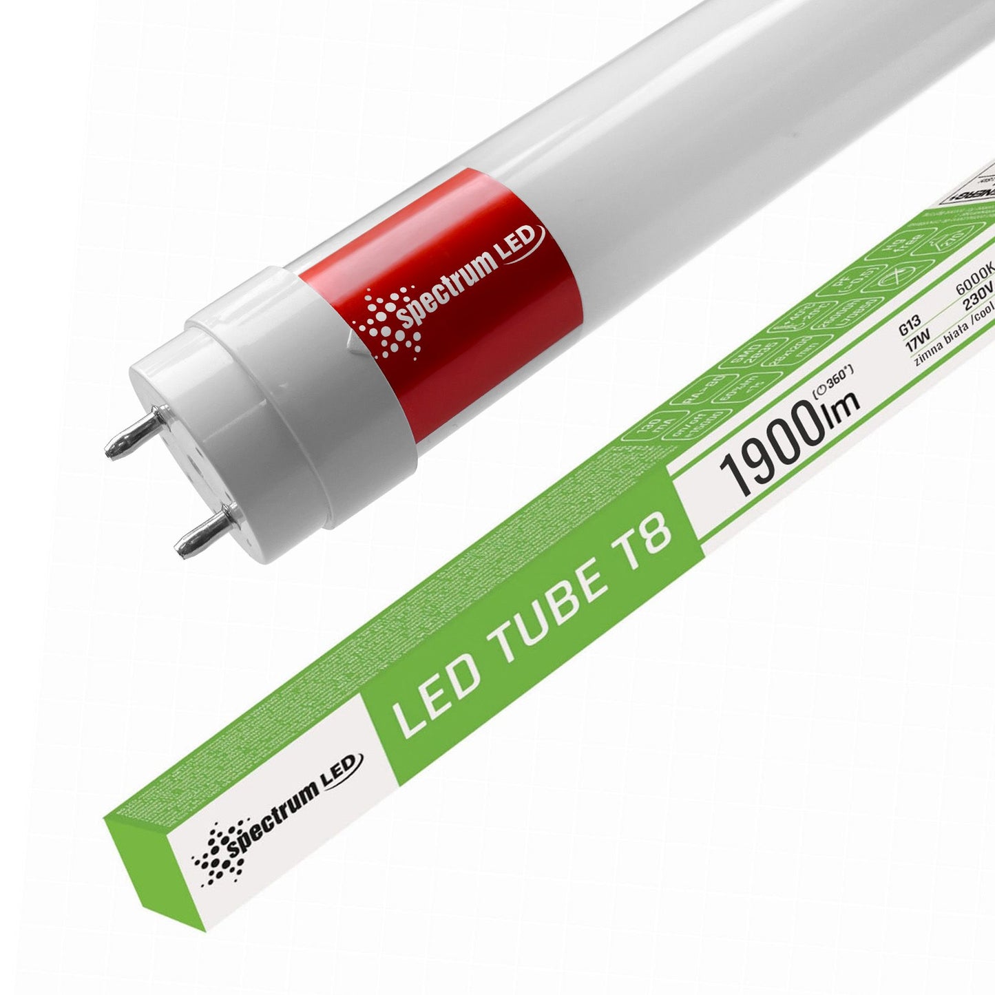 Tub / lampă LED Cool White 120CM T8 230V 17W WOJ+22305 1