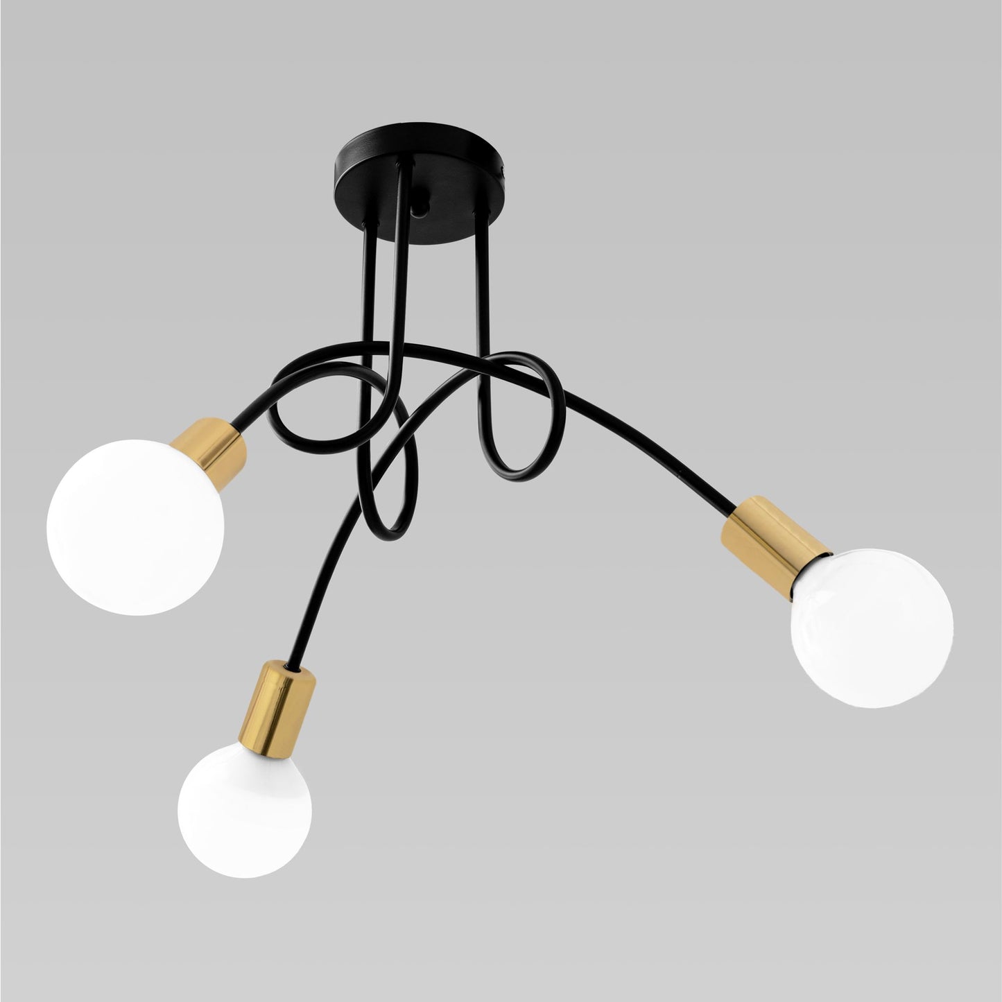 Lampa Paradise 3 Black Gold APP517-3C 2