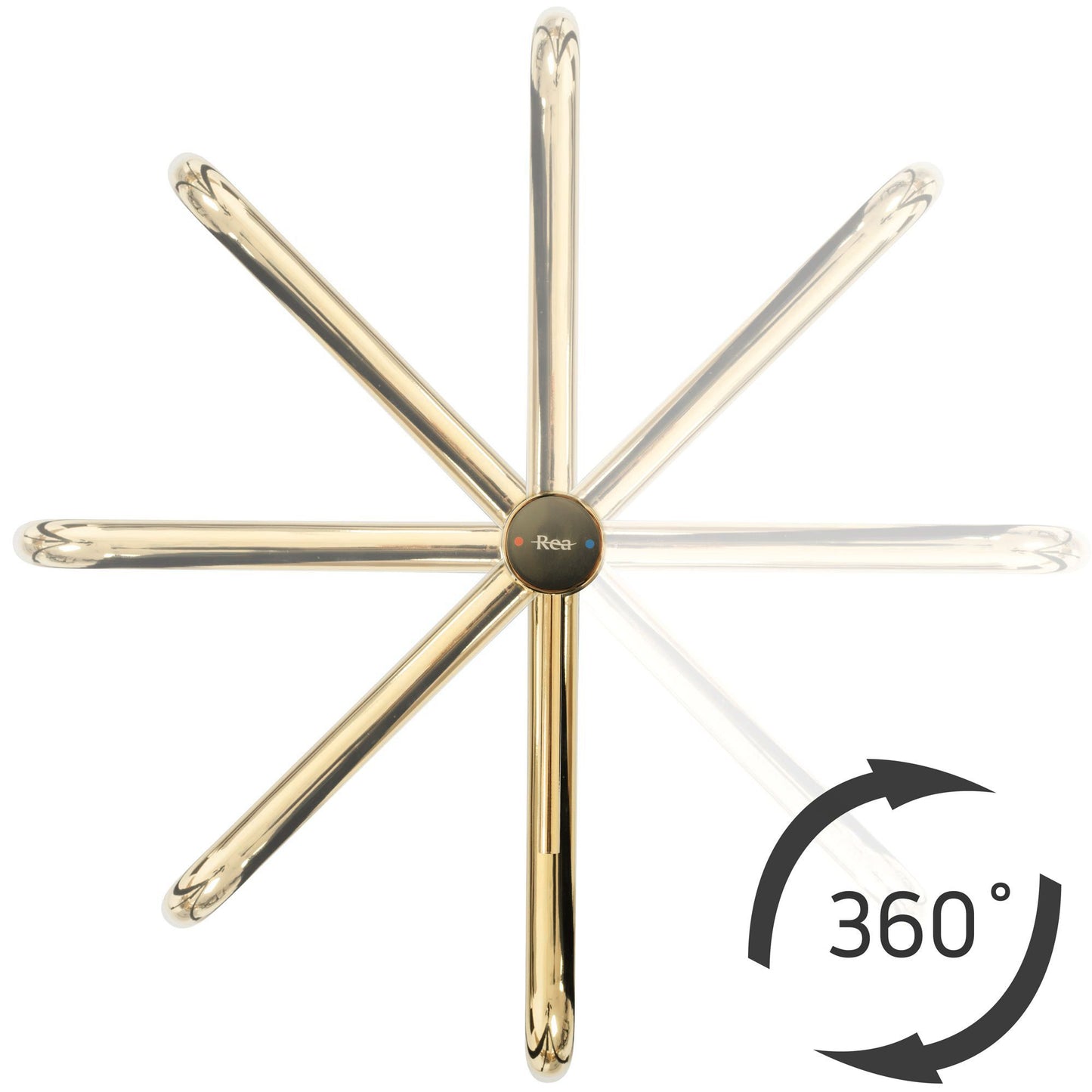 Baterie pentru baie Rea Lugano Slim Gold High 3