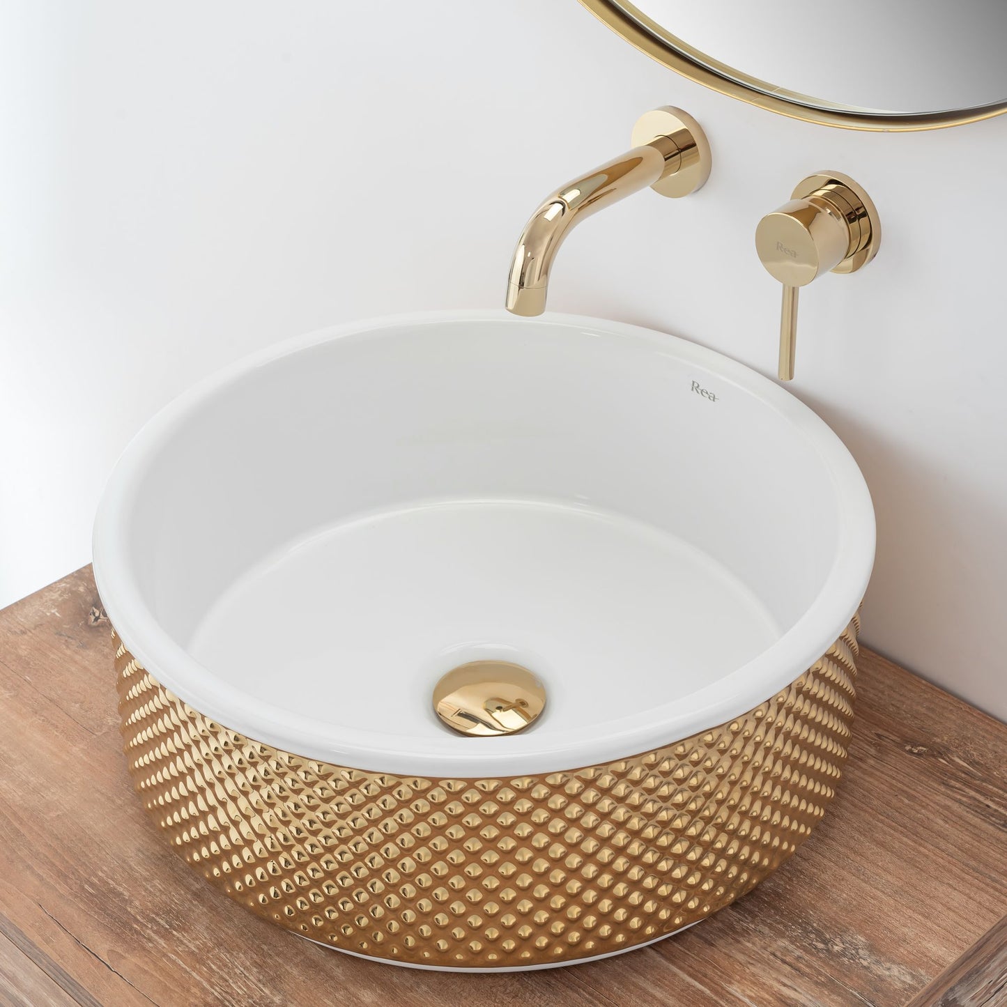 Lavoar de blat Rea Helen Gold White 3
