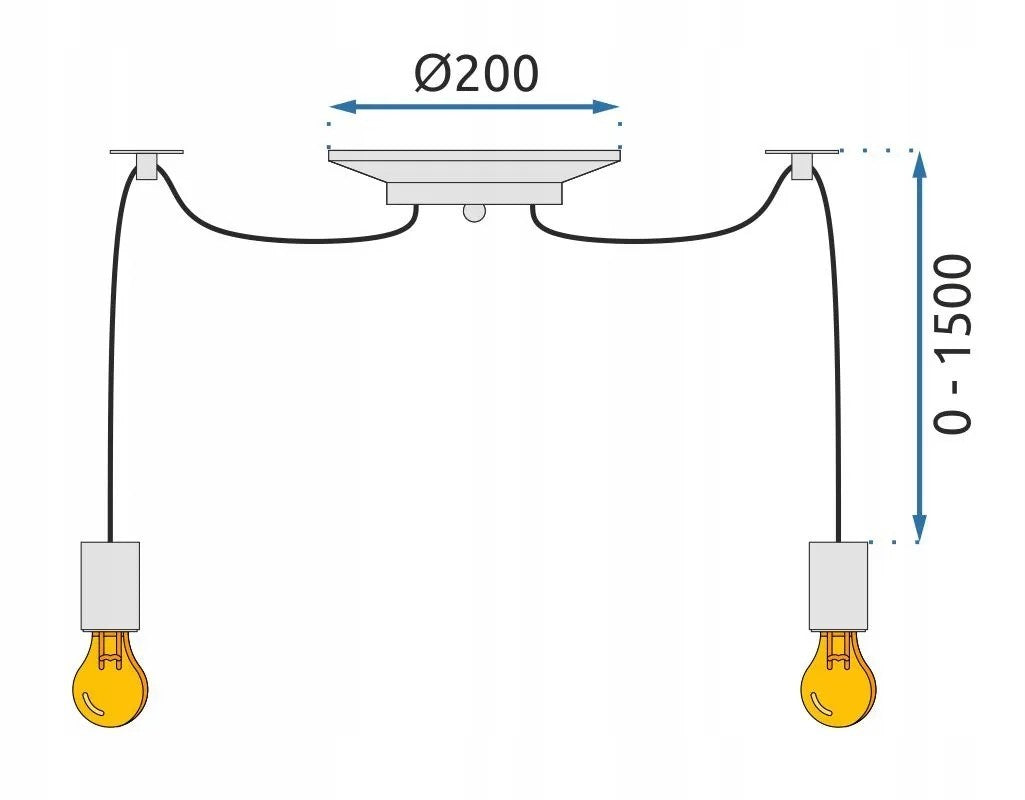 Lampa Spider Rope 10 8