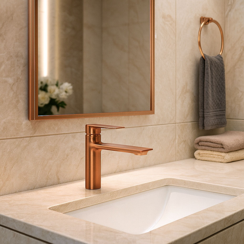 Baterie pentru baie REA Storm COPPER BRUSH Low 2