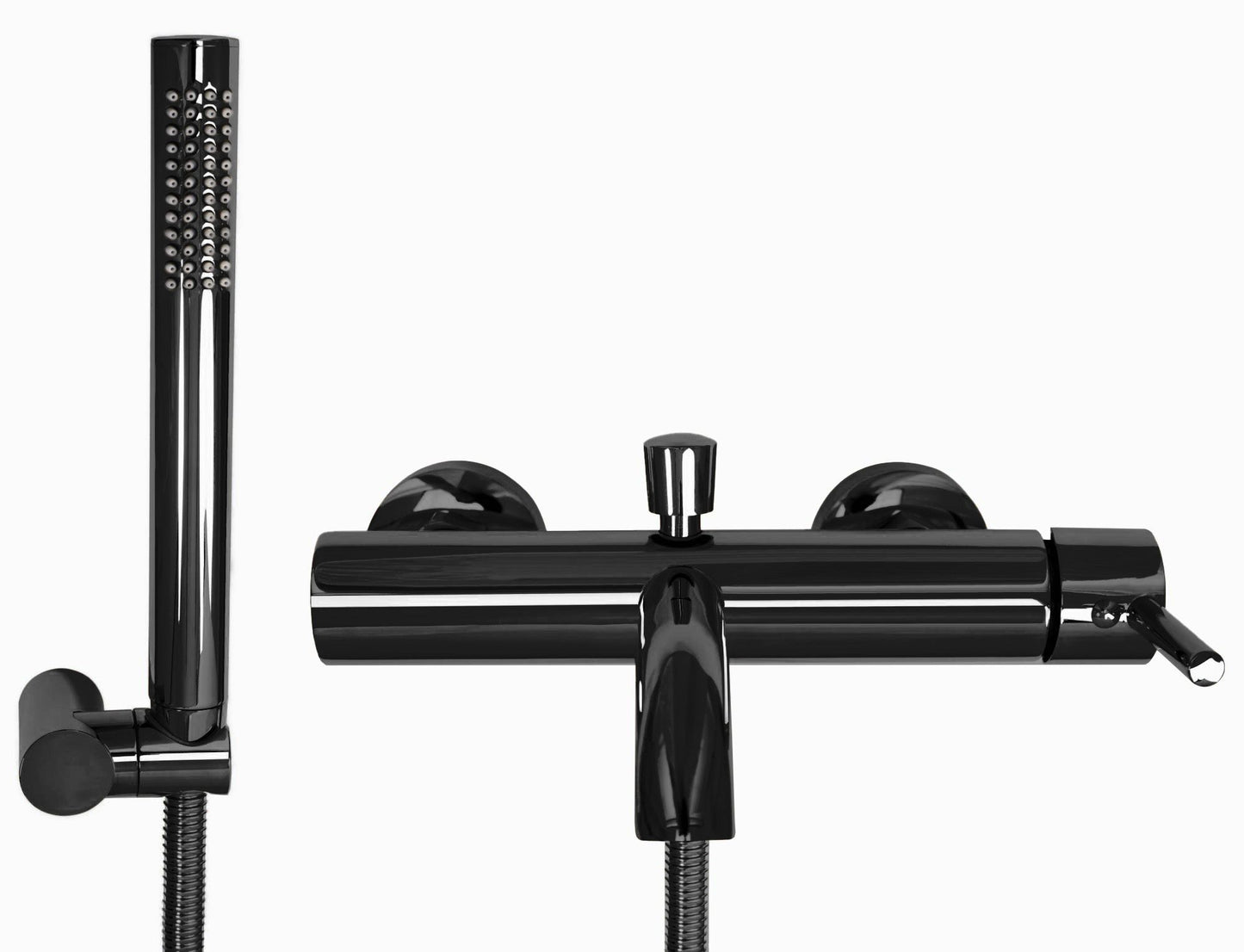 Baterie pentru cada Rea Lungo Black metallic 2