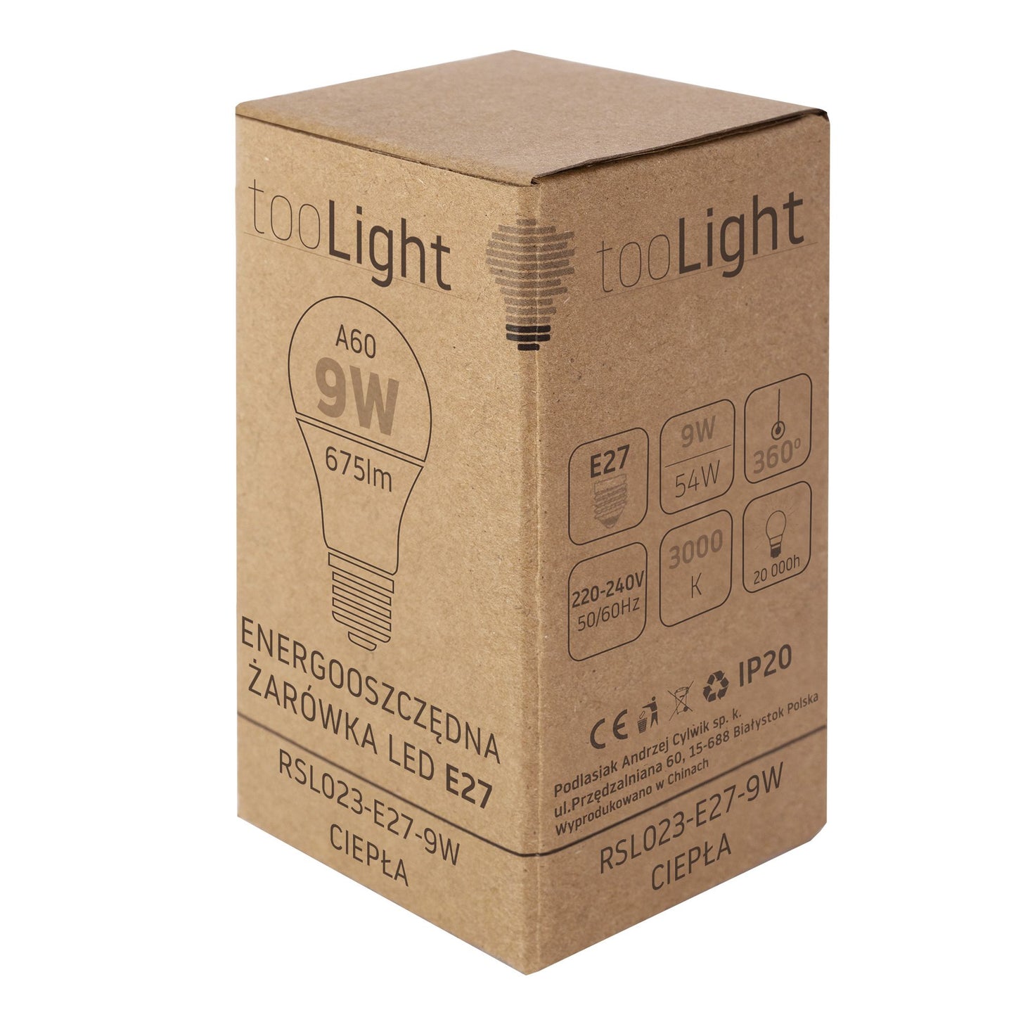 Bec cu LED RSL023 E27 9W Warm 4