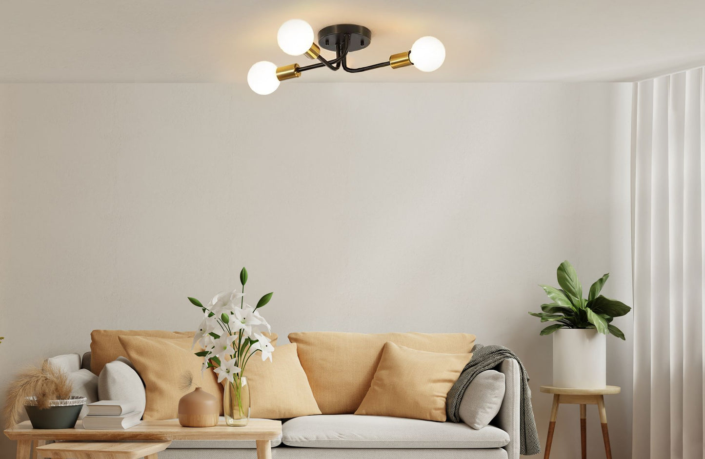 Lampa APP1117-3C Black Gold 5