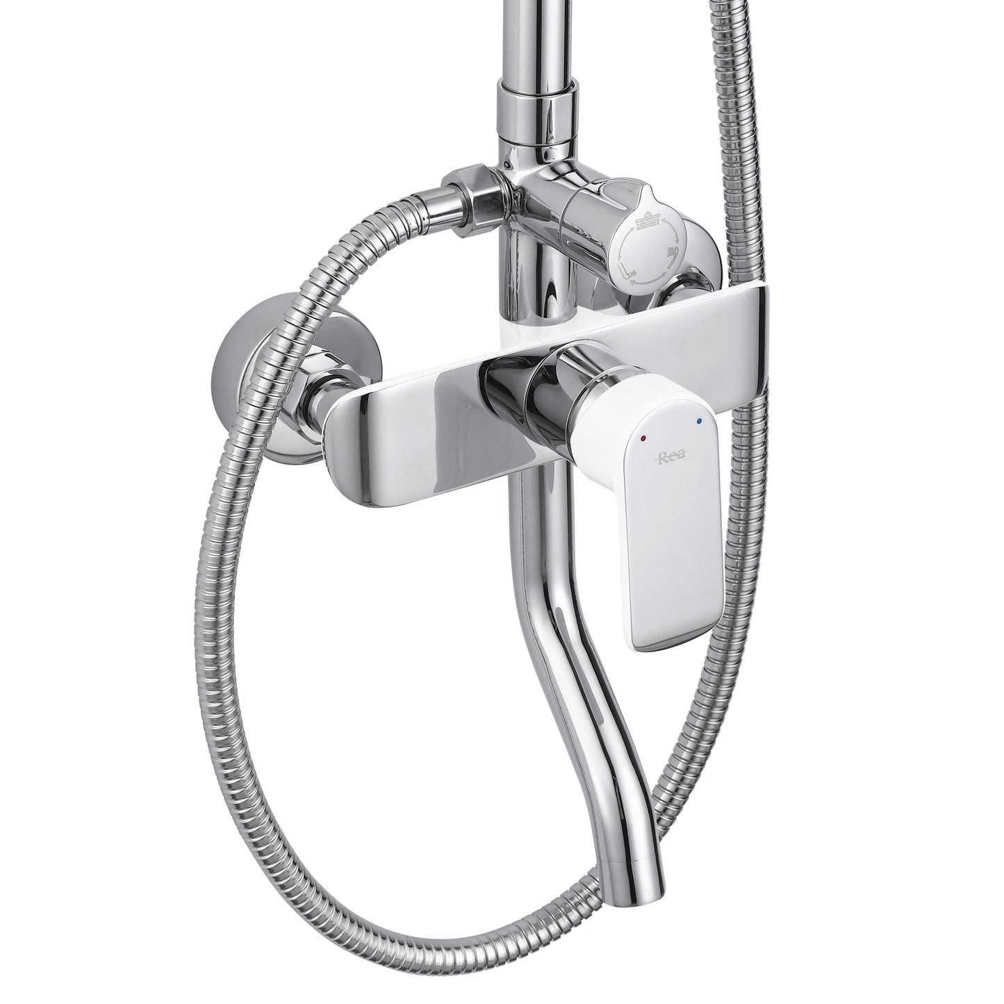 Set Dus Rea Bloom White Chrome 6