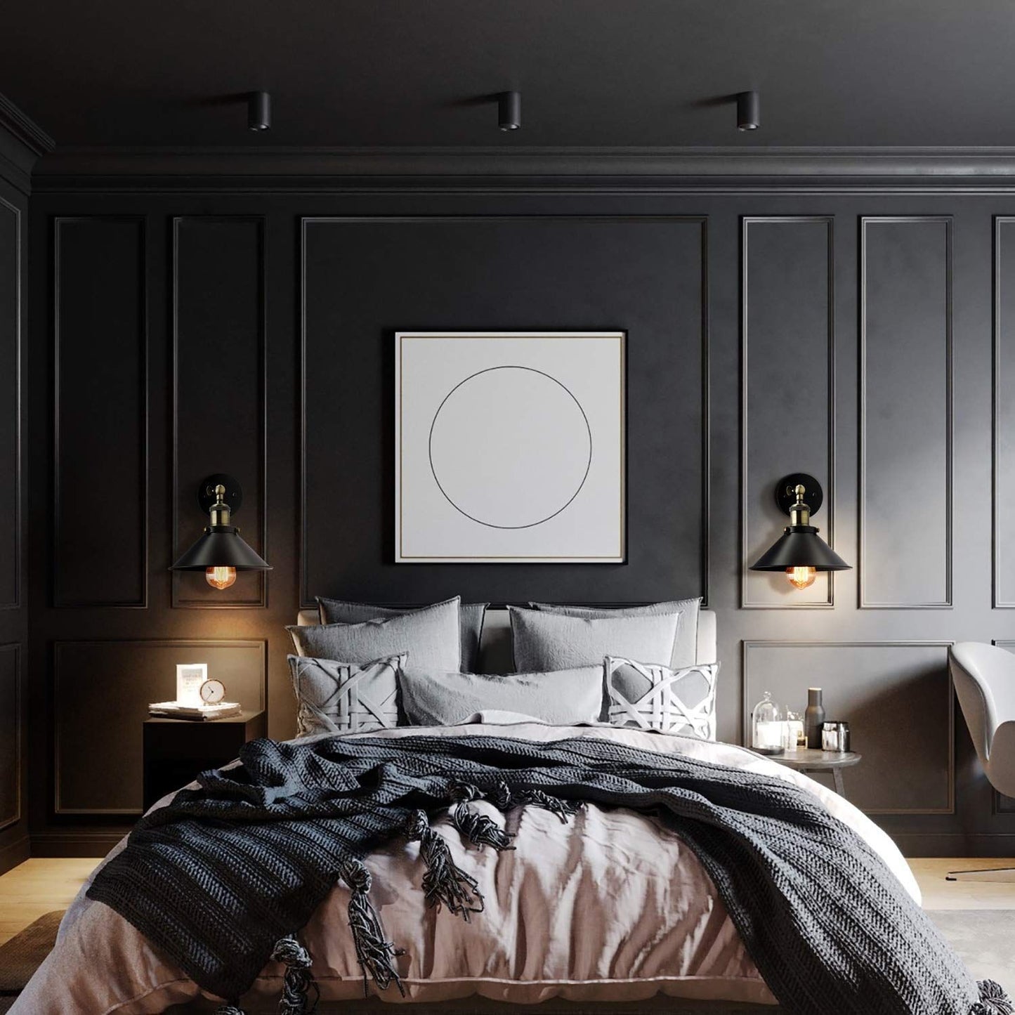 LAMPA PORTO APLICA BLACK 7