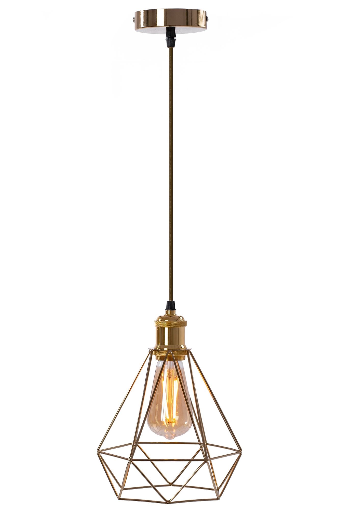 LAMPA SUSPENDABILA DIAMANT Light Gold 392197 3