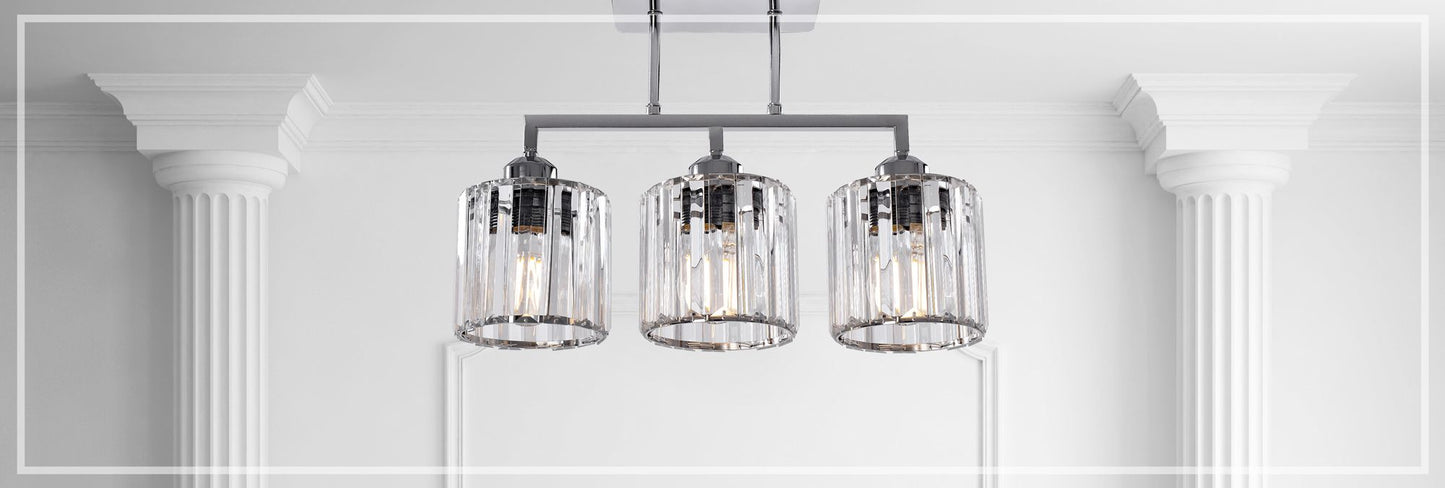 LAMPA SUSPENDABILA GLAMOUR Crom 3xE27 392228 5