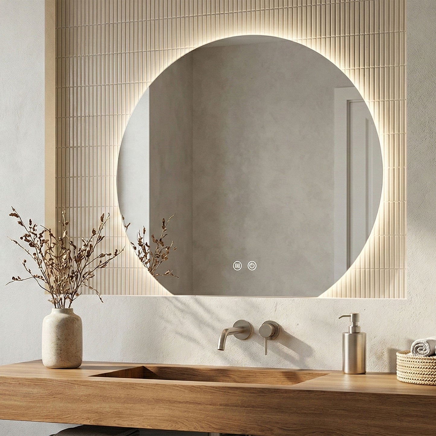 Oglindă LED 90cm Fabio 10