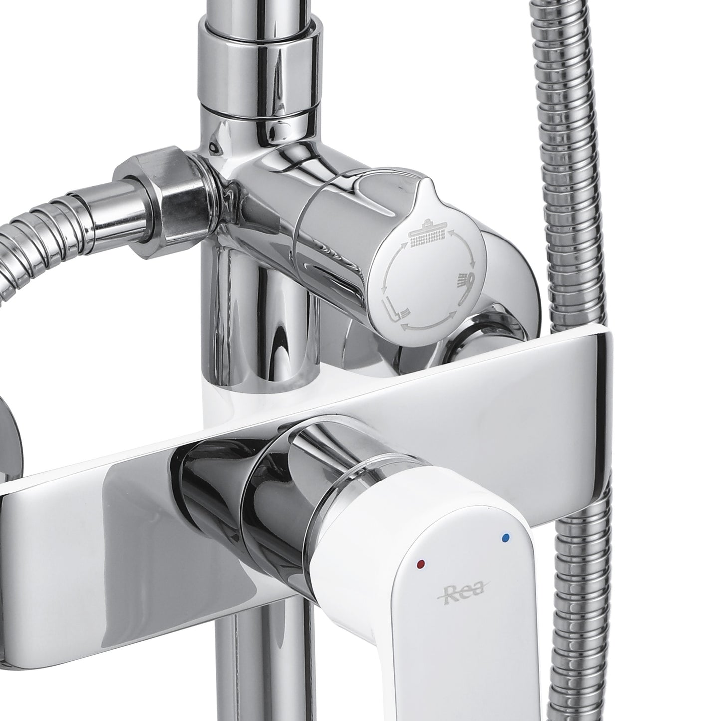 Set Dus Rea Bloom White Chrome 5
