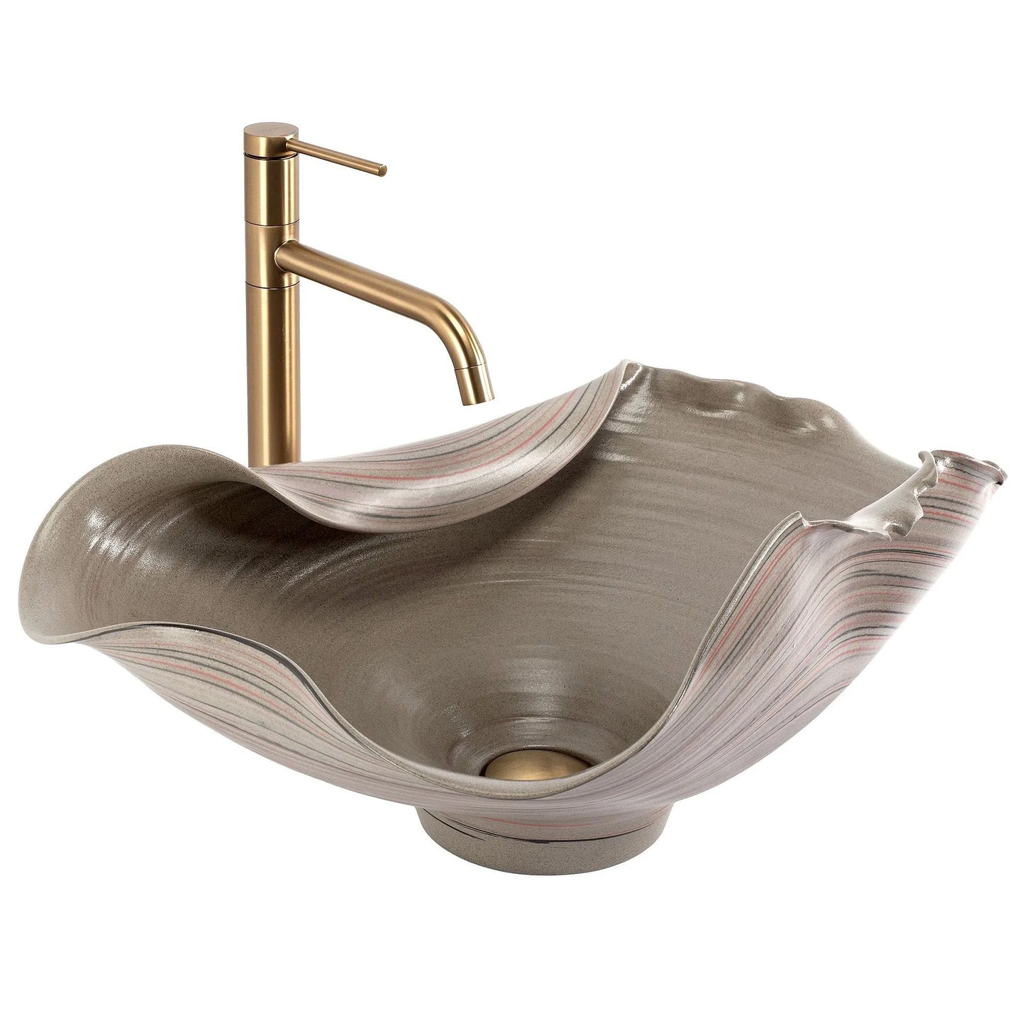 Lavoar ceramic pentru blat REA HM-17 Handmade ART 9