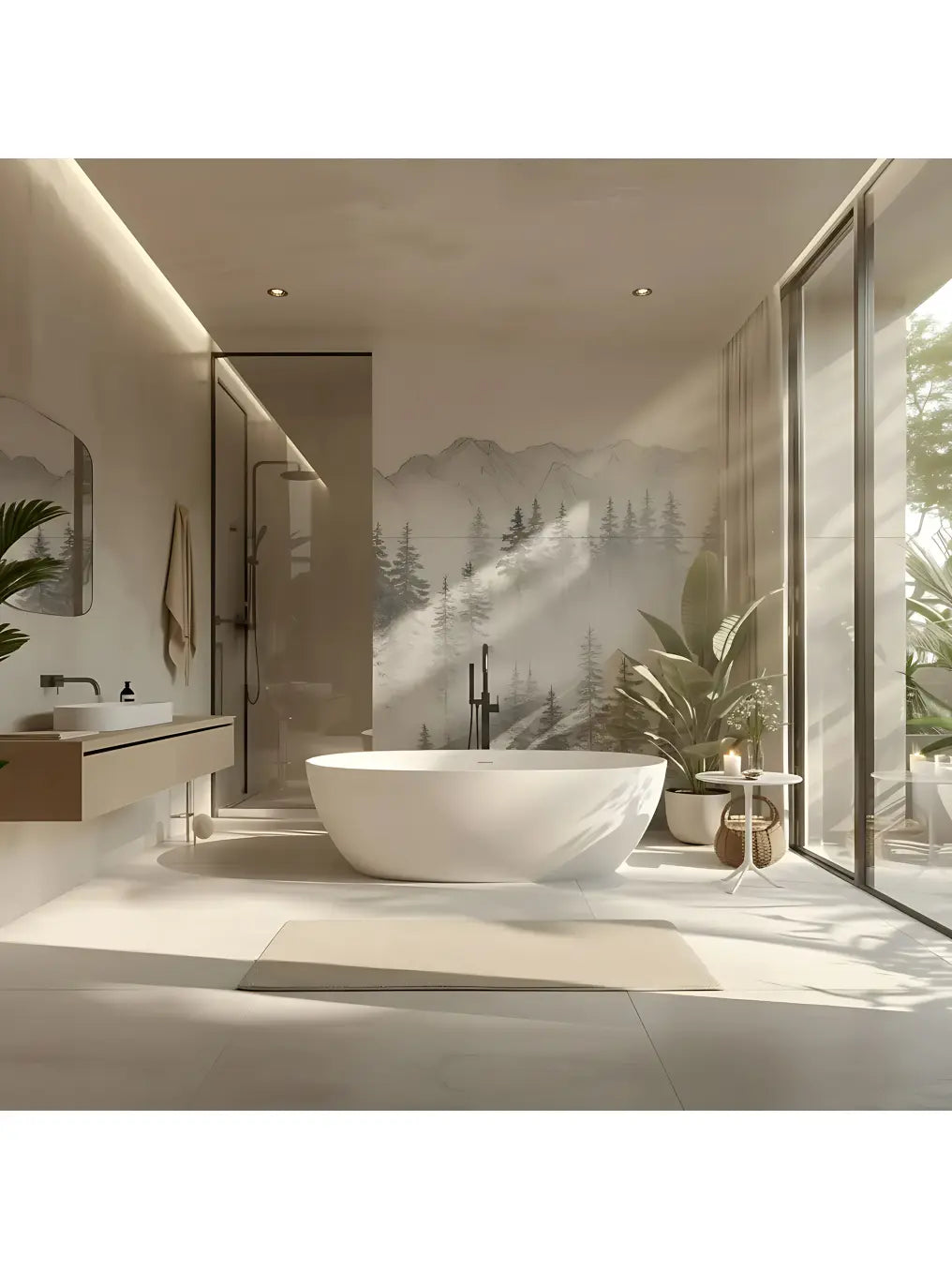 Cadă Acrilică Freestanding Roma 170