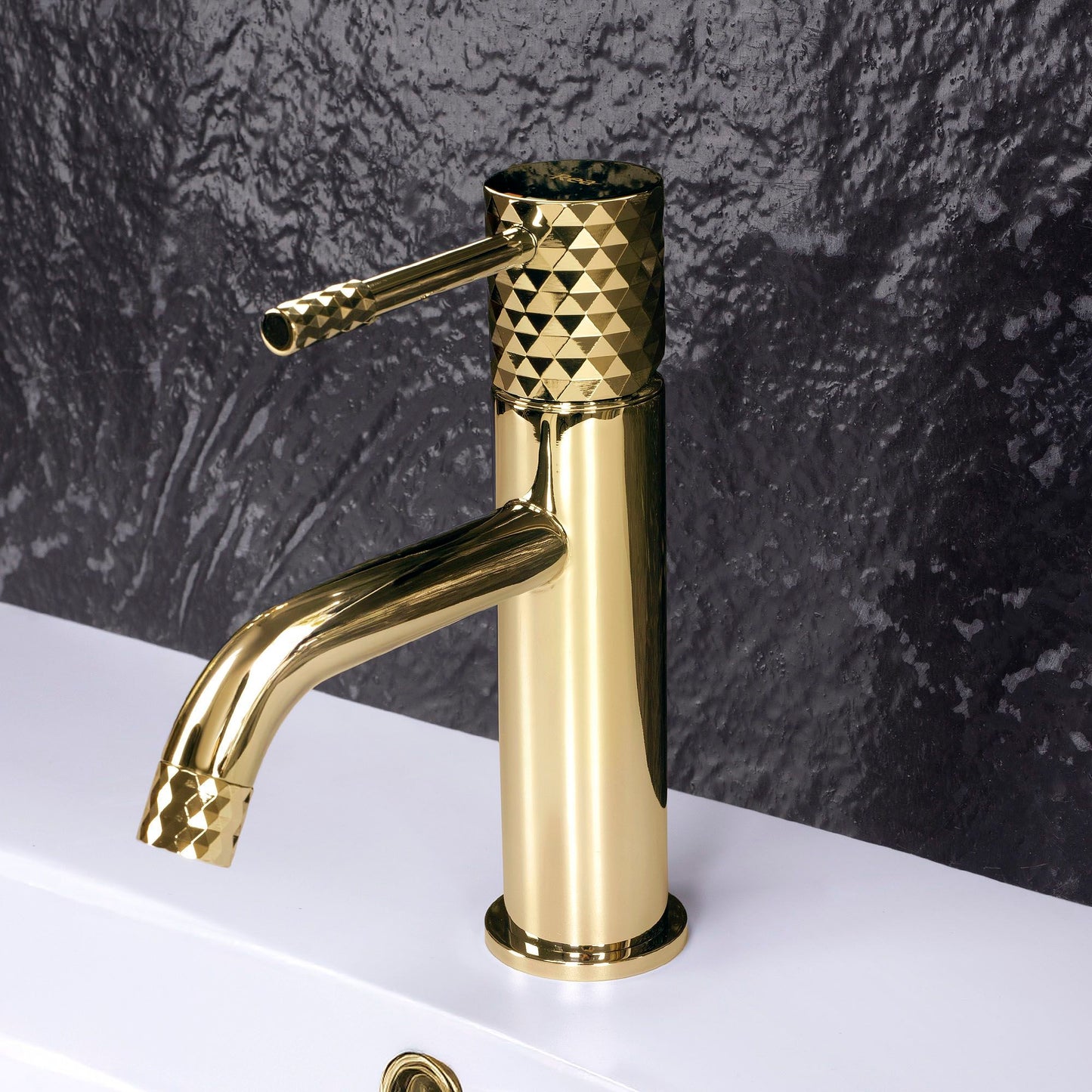 Baterie Pentru Lavoar Rea Lungo Diamond Gold 5