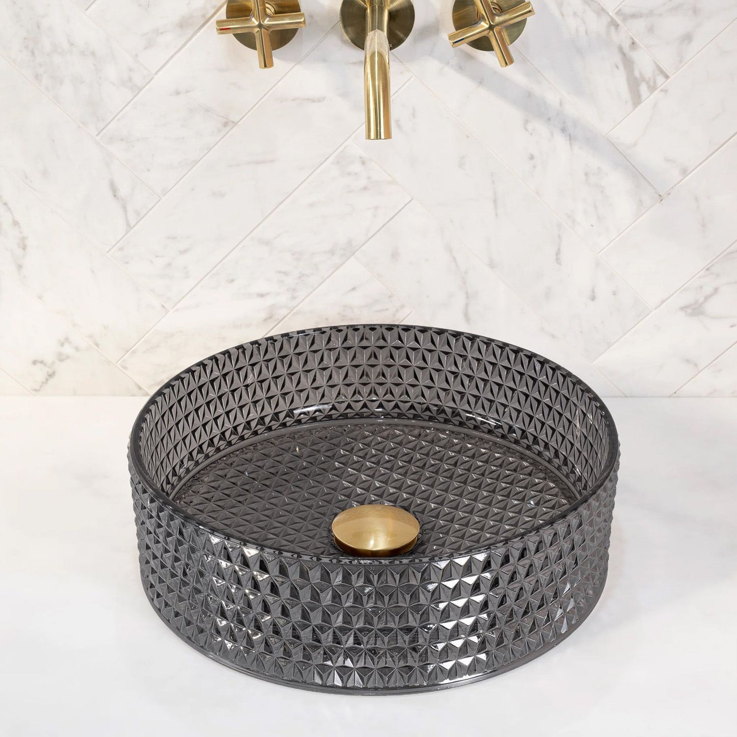 Lavoar pe blat Rea Cristal Black 2
