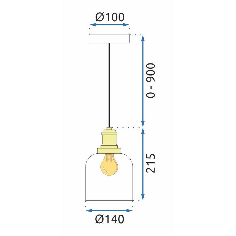 Lampă suspendată APP1173 White 7