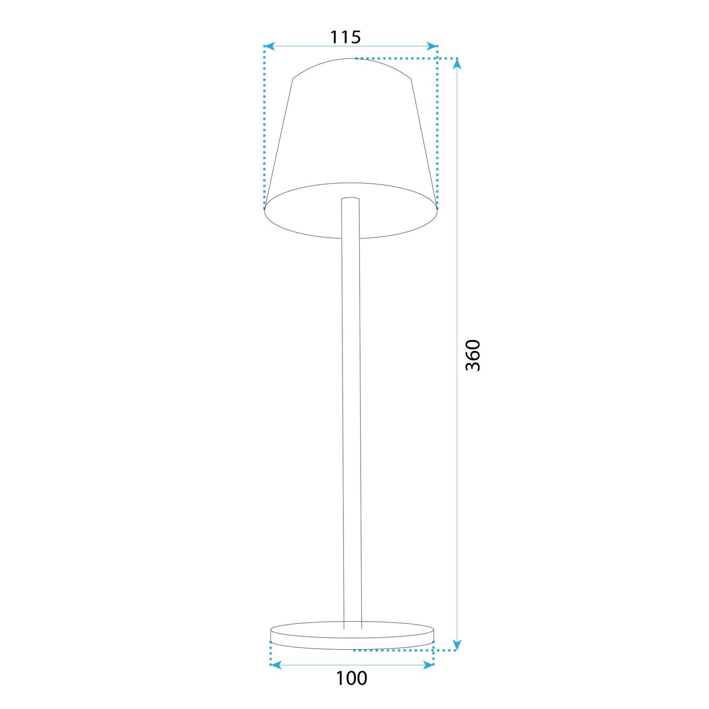 Veioza APP1365-T Black 9