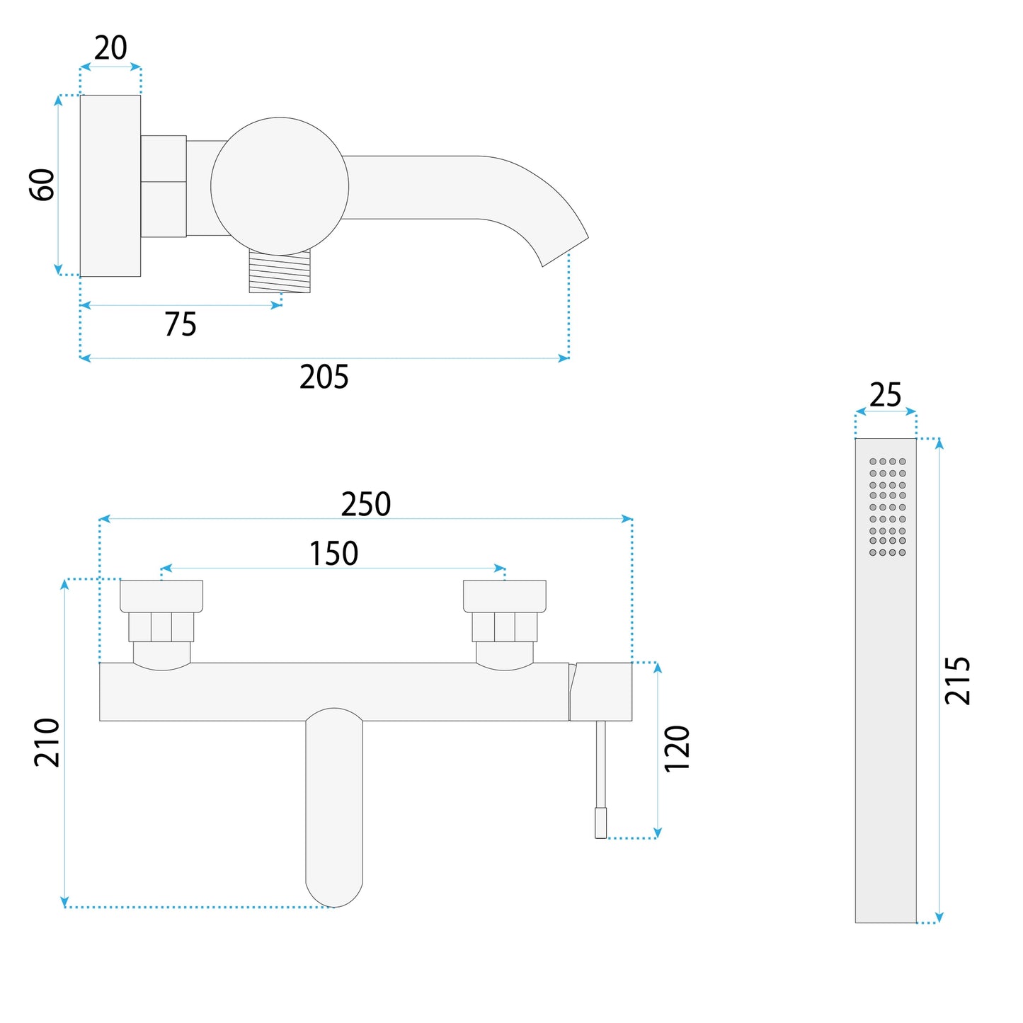 Baterie Pentru Cada Rea Lungo Diamond Auriu Gold 8