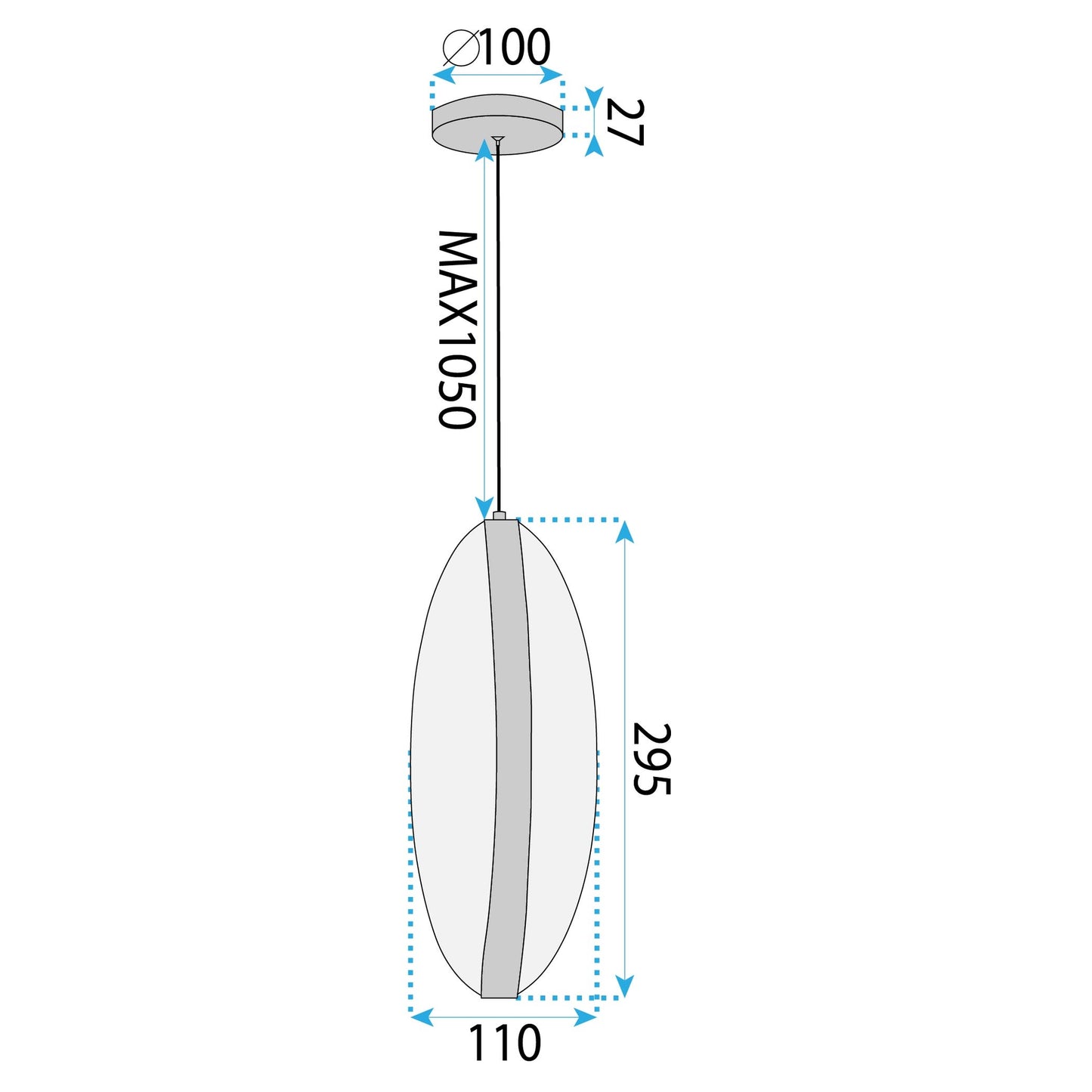 Lampă Suspendată Led G131-cp Gold 5