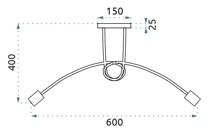 Lampa Paradise 3 Black 7