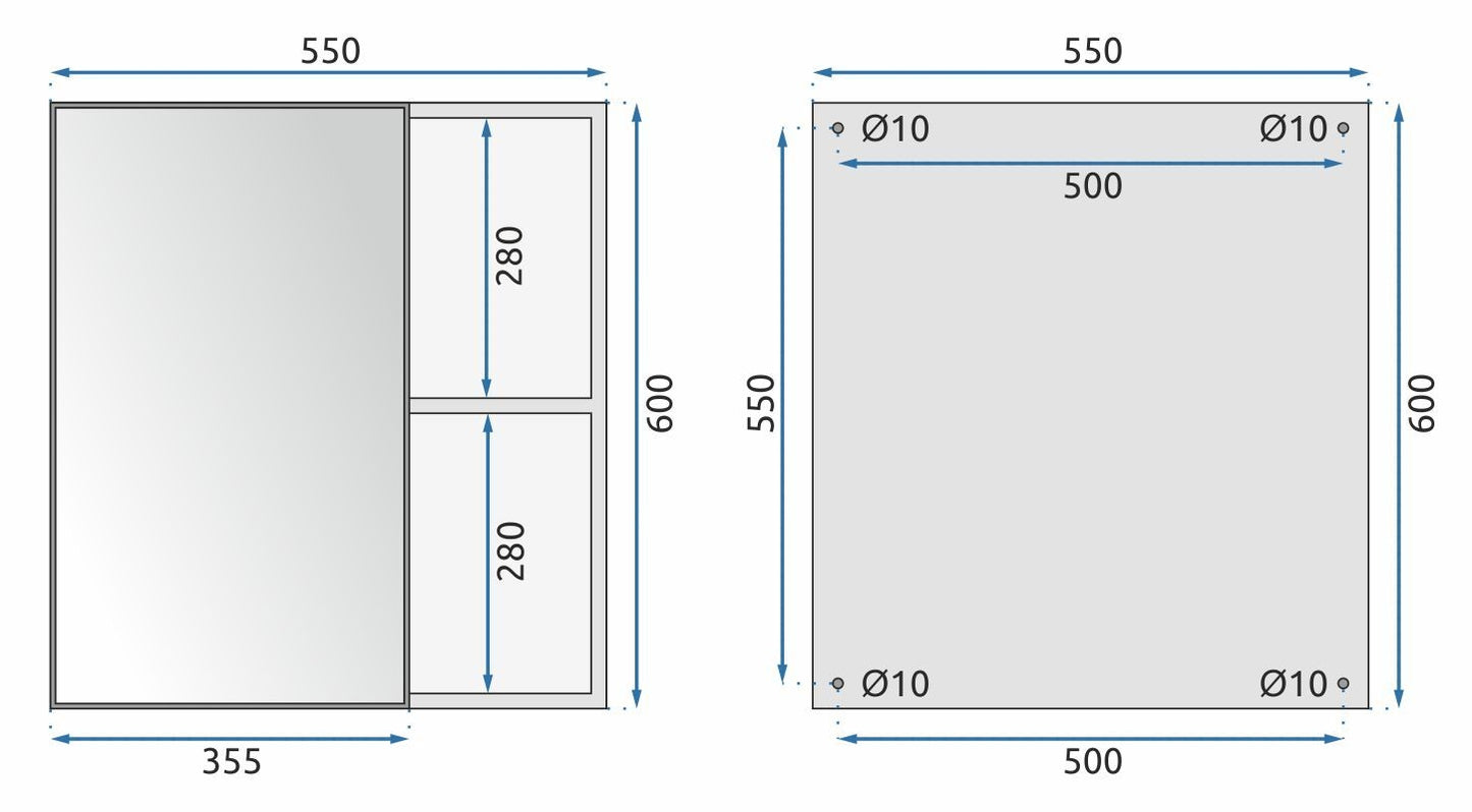 Set Mobilier De Baie Cu Lavoar Astor 60cm Grey 8