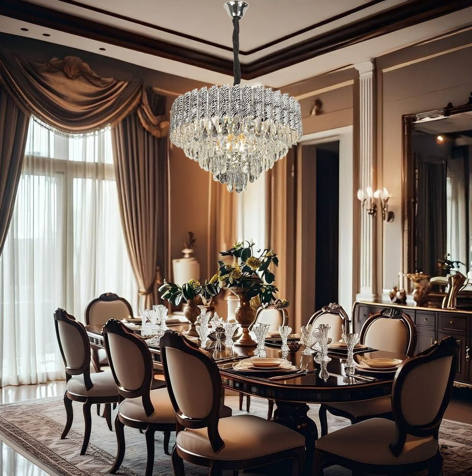 Lampă Suspendată Cristal G055-cp 50cm Chrome 7