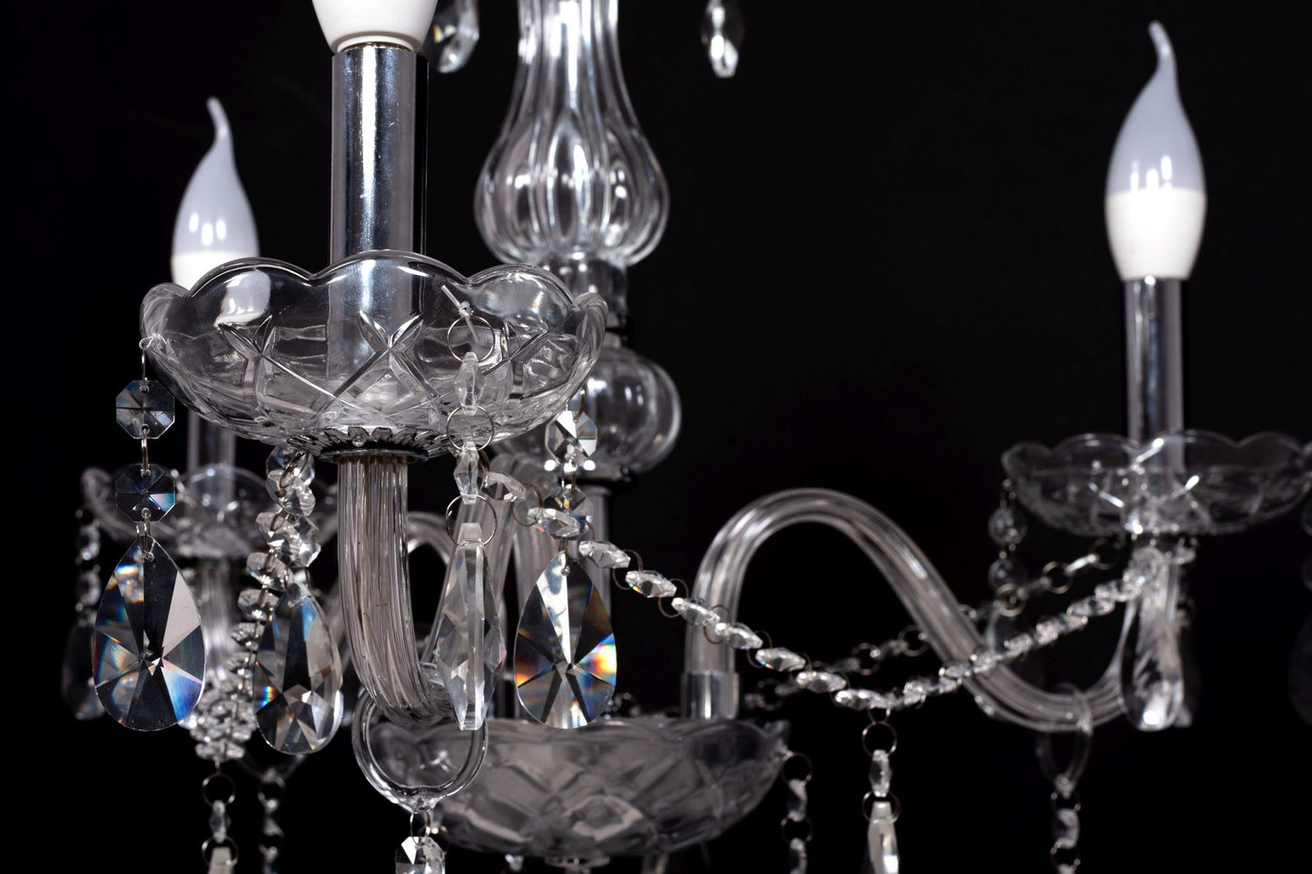 Candelabru cu lampă de cristal 300752 6