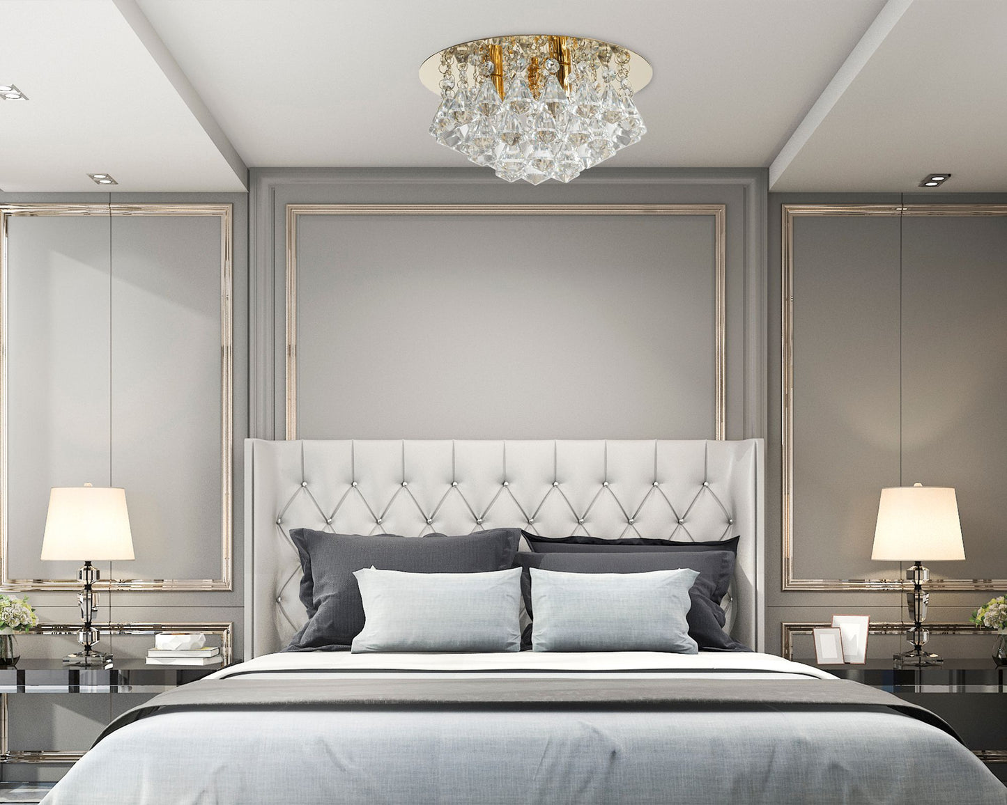 LAMPĂ DE CRISTAL APP1038-3CP GOLD 5