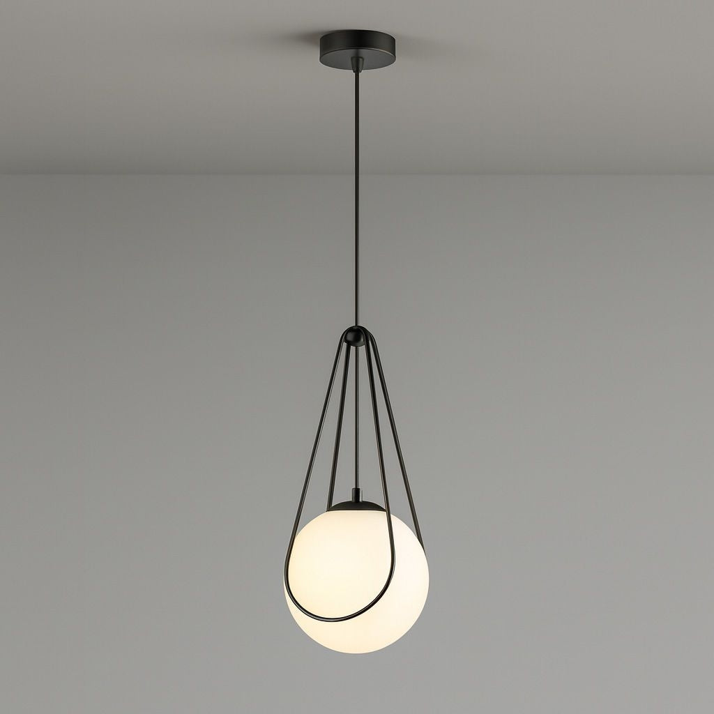 Lampă Suspendată APP1792-1CP 20cm Black 8