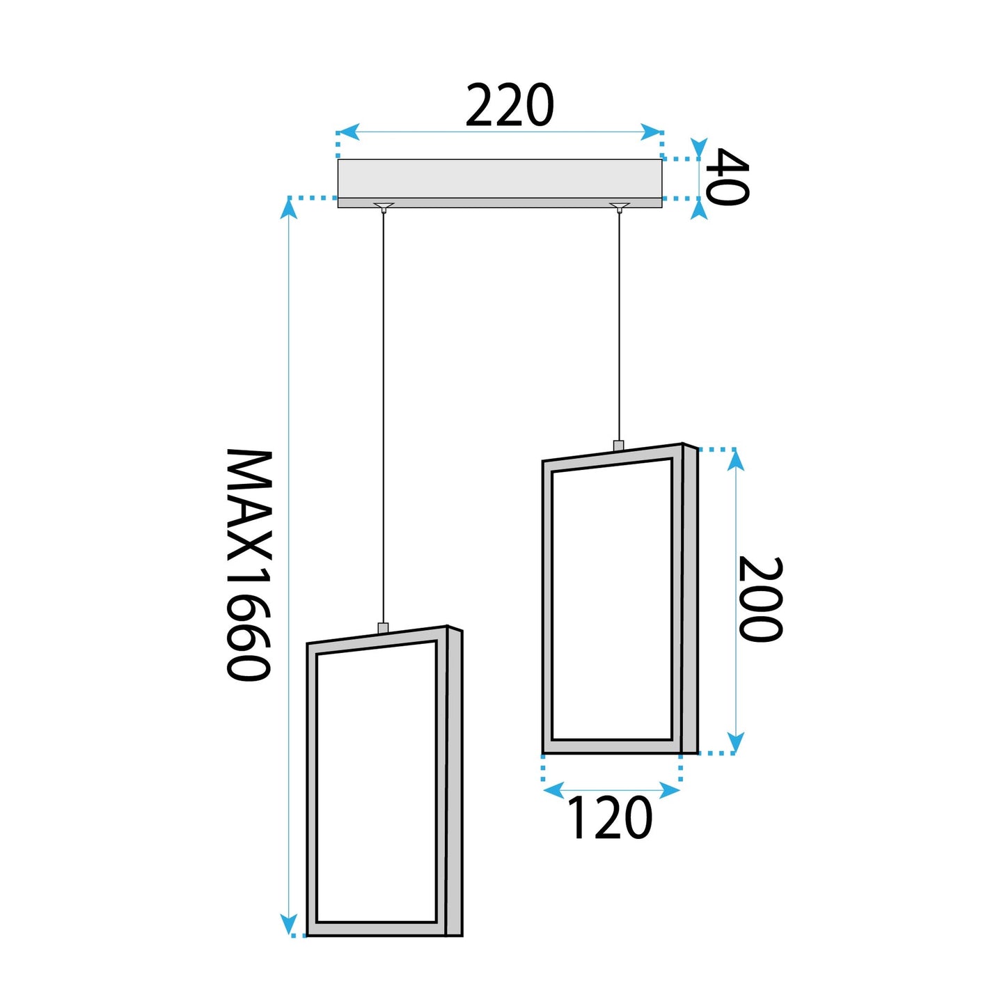 Lampa Led Lhj086-2cp Gold 6