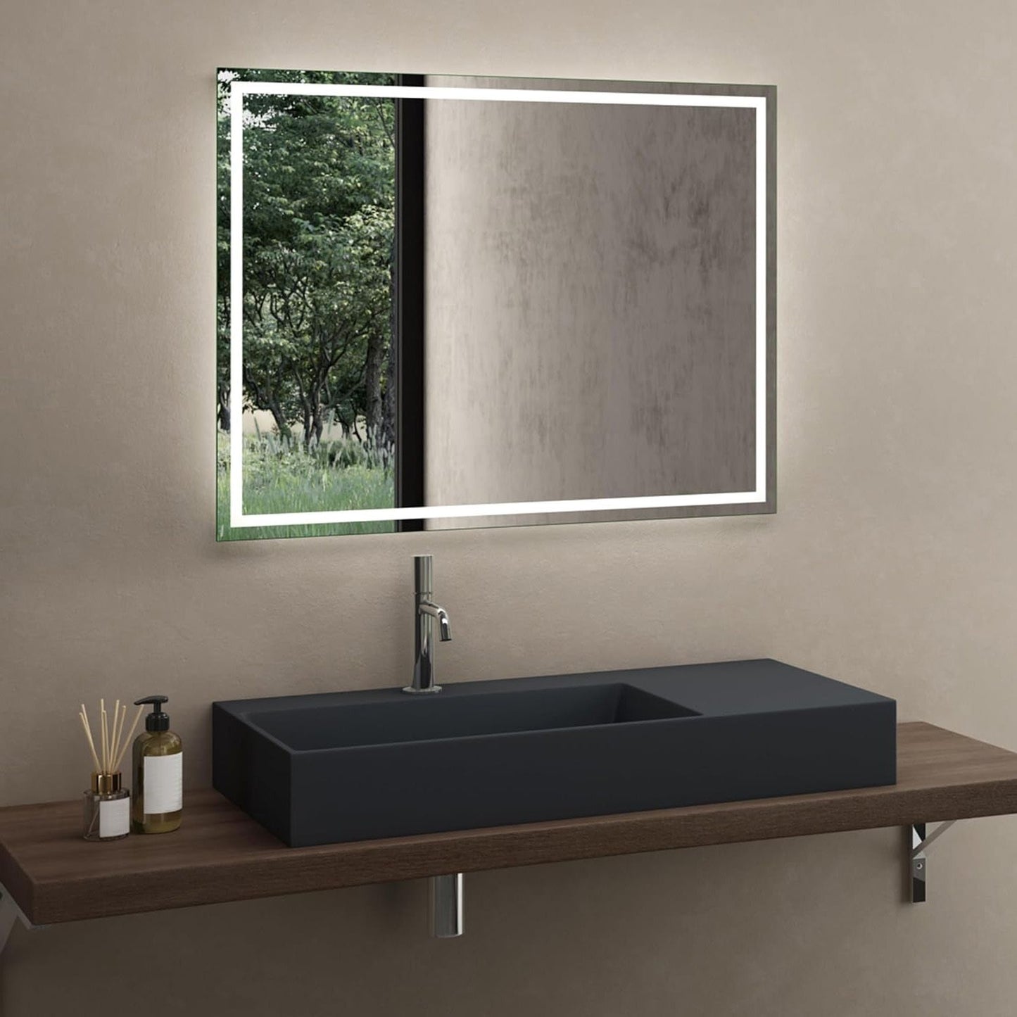 Lavoar pentru blat Archi 75 CM Grey MATT 1