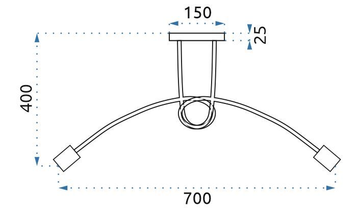 Lampa Paradise 5 Black 392252 7
