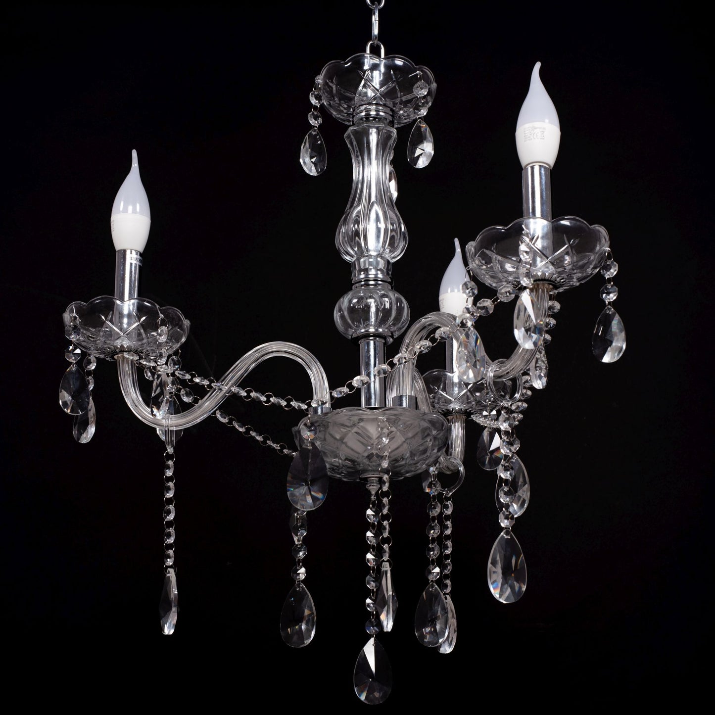 Candelabru cu lampă de cristal 300752 4