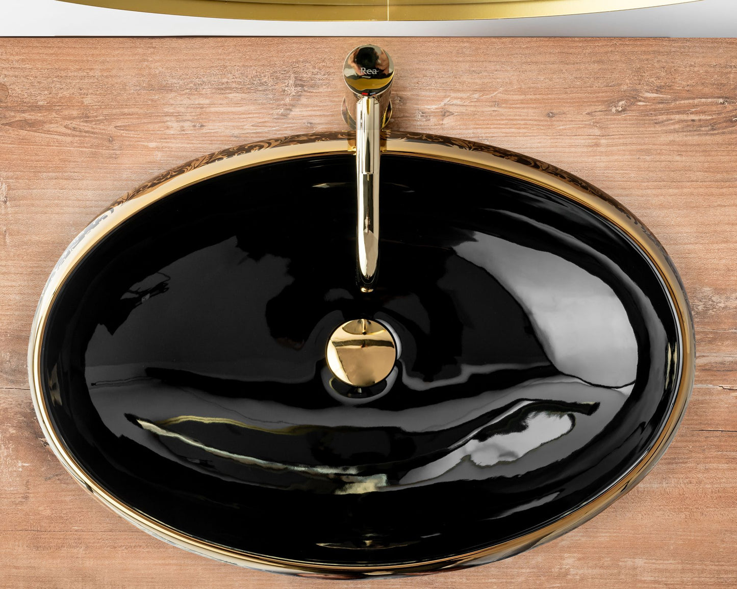 Lavoar pe blat Rea Meryl Black / Gold 4