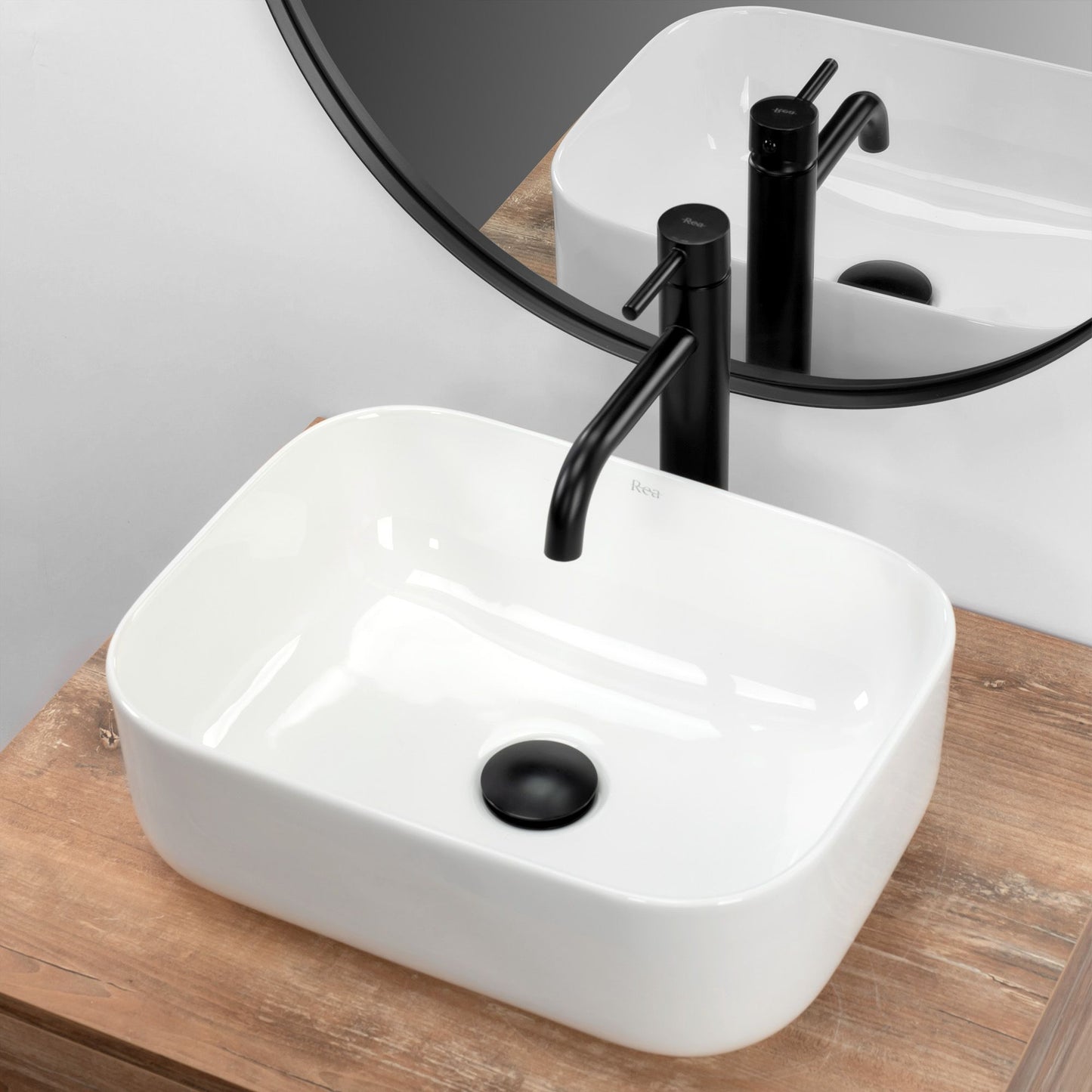 Lavoar pe blat Rea Demi Mini White 4