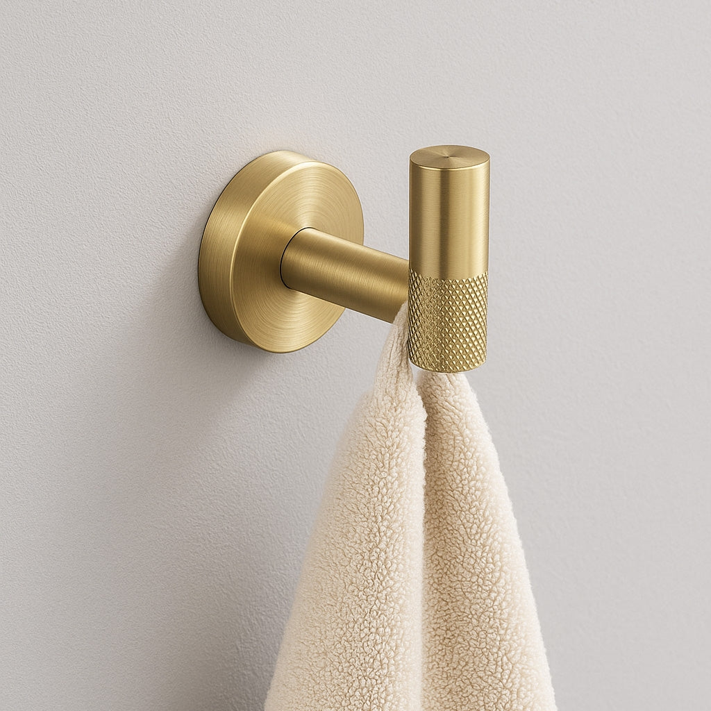 Cuier de baie 6606 Modern Brush Gold 2