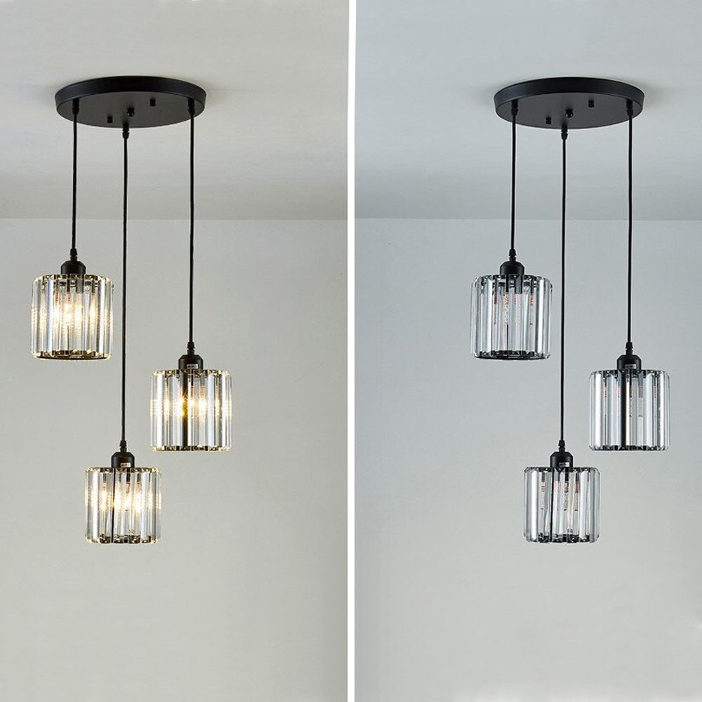 Lampă de tavan din imitatie cristal negru APP513-3CPR 5