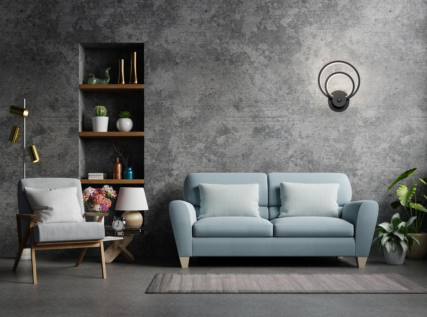 LAMPĂ LED APP1042-W BLACK MATT 5