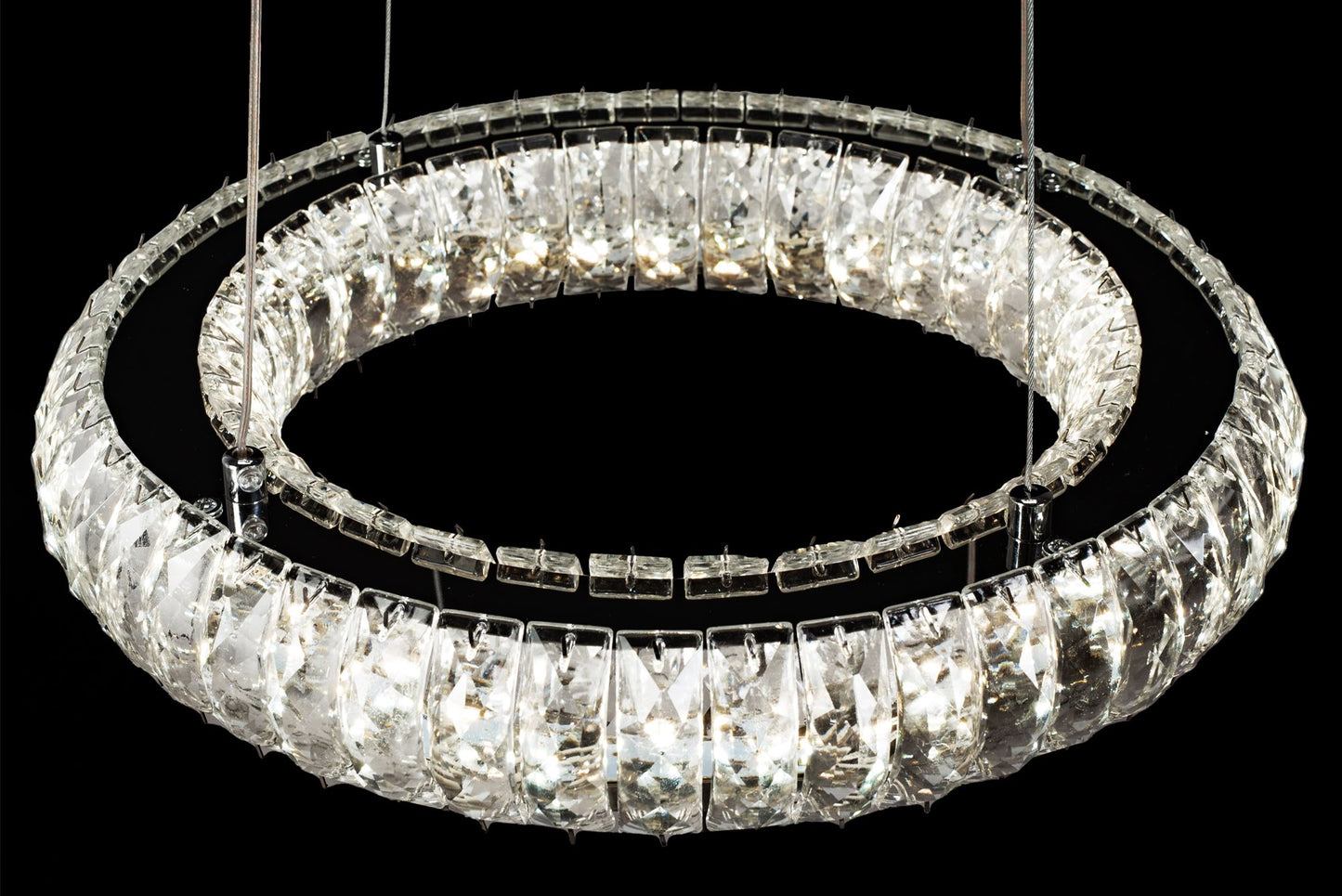 Kryształowa Lampa Sufitowa LED APP1040-CP + pilot 5