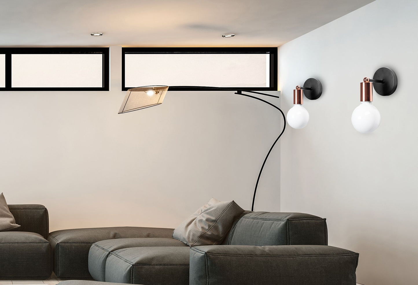 Lampă de perete Metal Rose Gold 392205 3