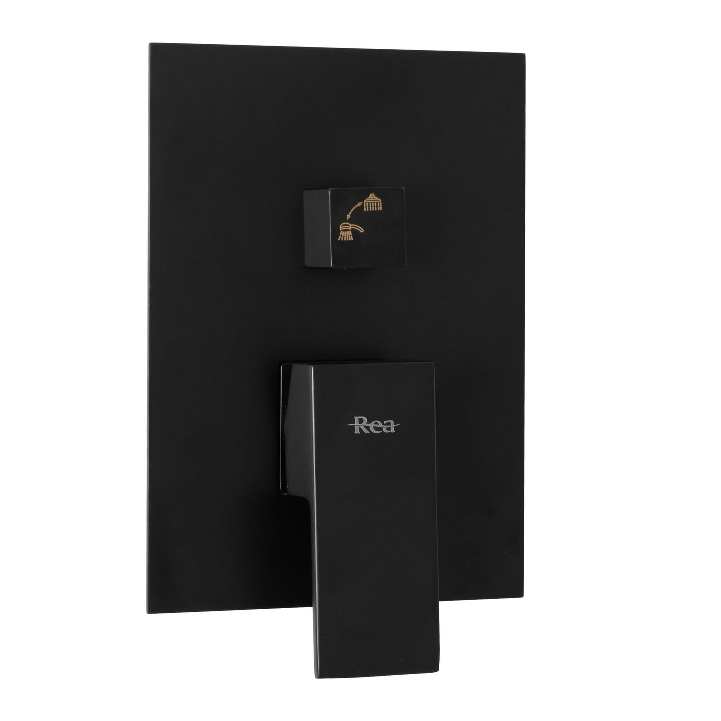 Set de duș incastrabil Rea Fenix Black + BOX 4
