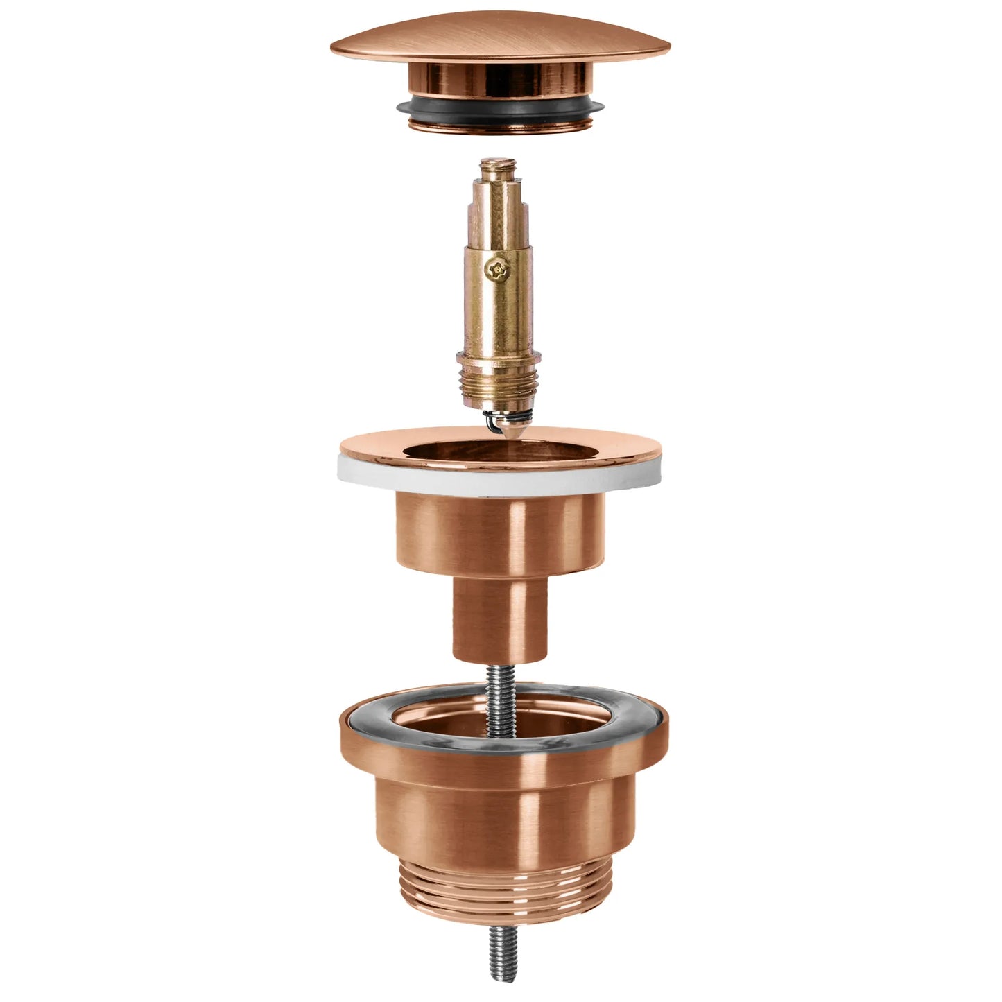 Sifon Pentru Lavoar Rea Cu Dop Klik-klak Rea Copper Mat 7