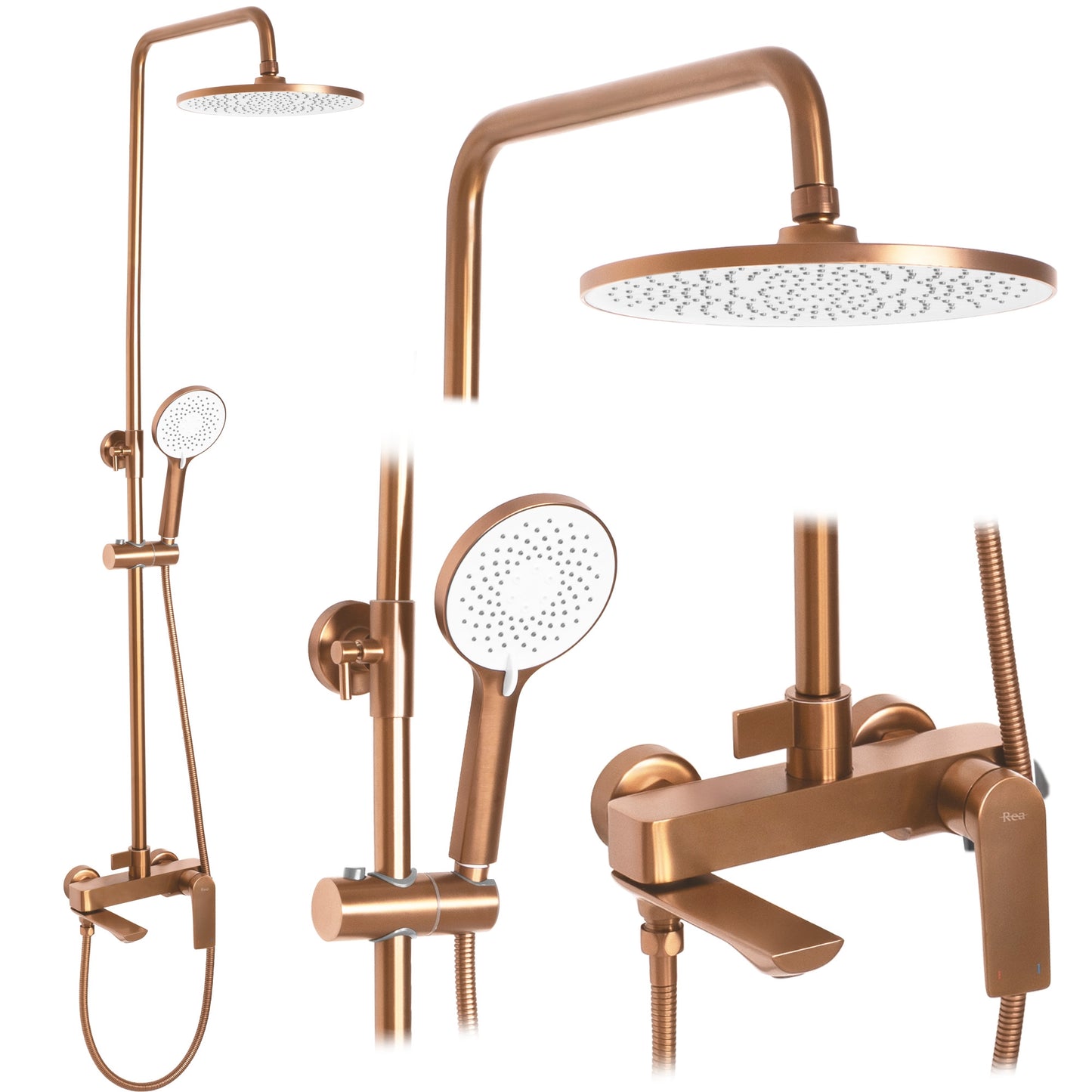 Set Dus Rea Avalon Copper Brush 1