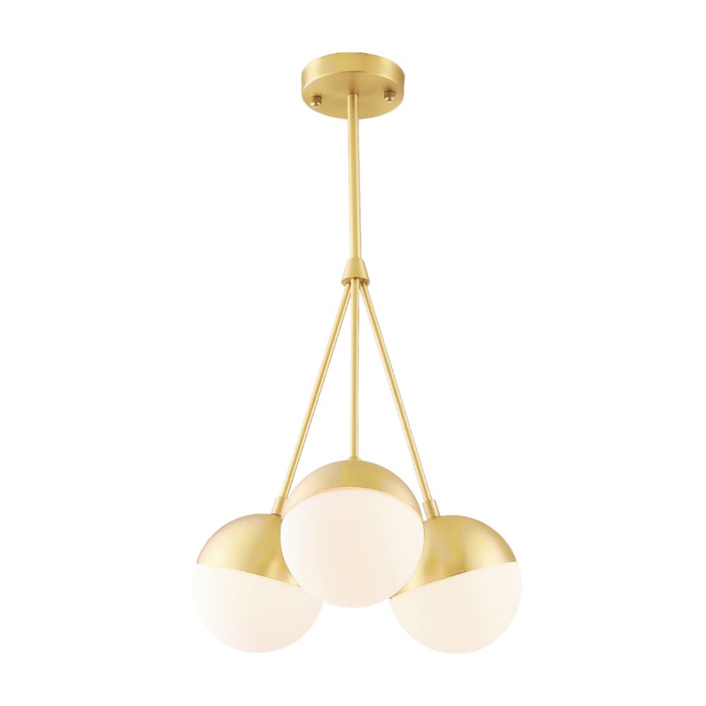 Lampă suspendată Sticlă aurie APP688-3CP 2
