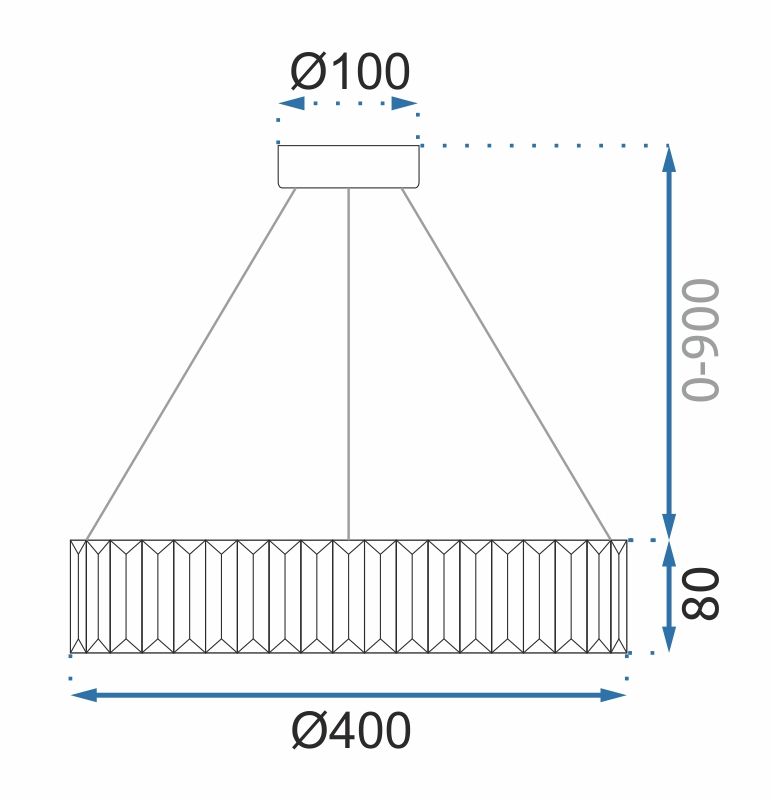Lampă de tavan LED APP982-CP 7